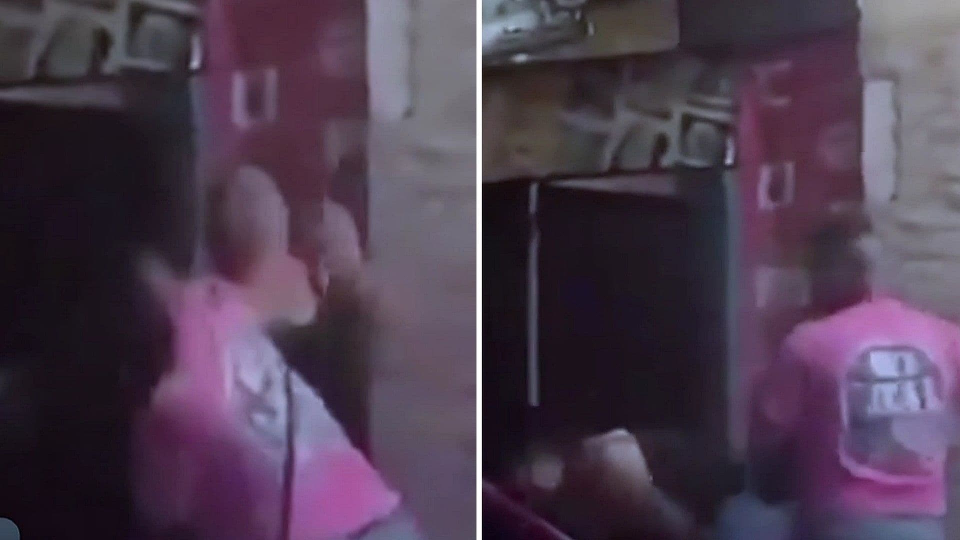 Video | Comandante Da Brutal Golpiza a su Esposa y la Tira en Calle de Ocosingo, Chiapas