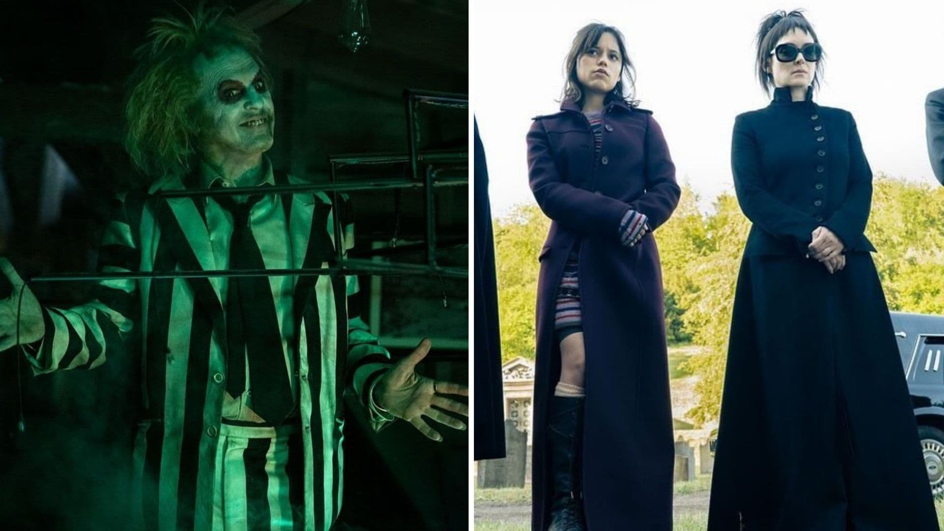 Así se Ven Jenna Ortega, Wynona Ryder y Michael Keaton en Primeras Imágenes de 'Beetlejuice 2'