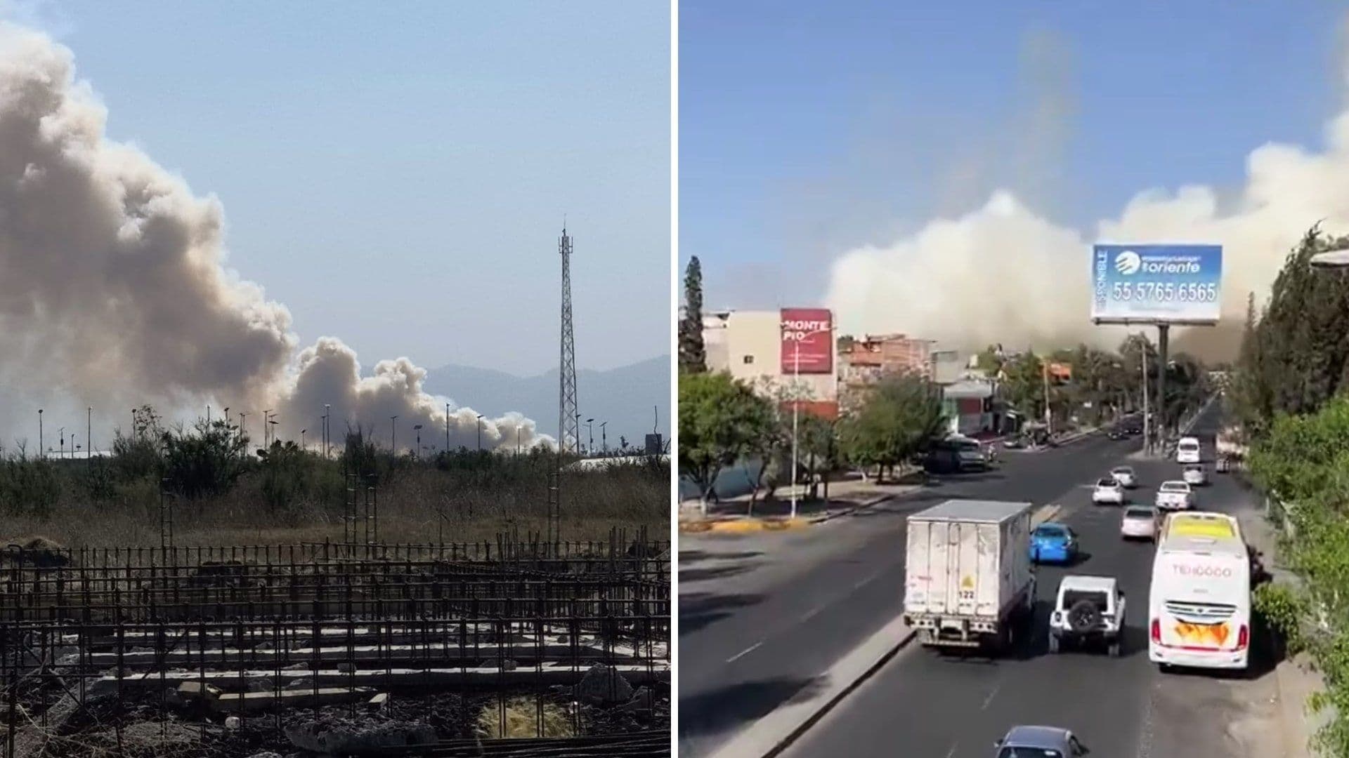 Reportan Incendio Cerca del Lago de Texcoco, en Edomex, Hoy 14 de Abril 2025