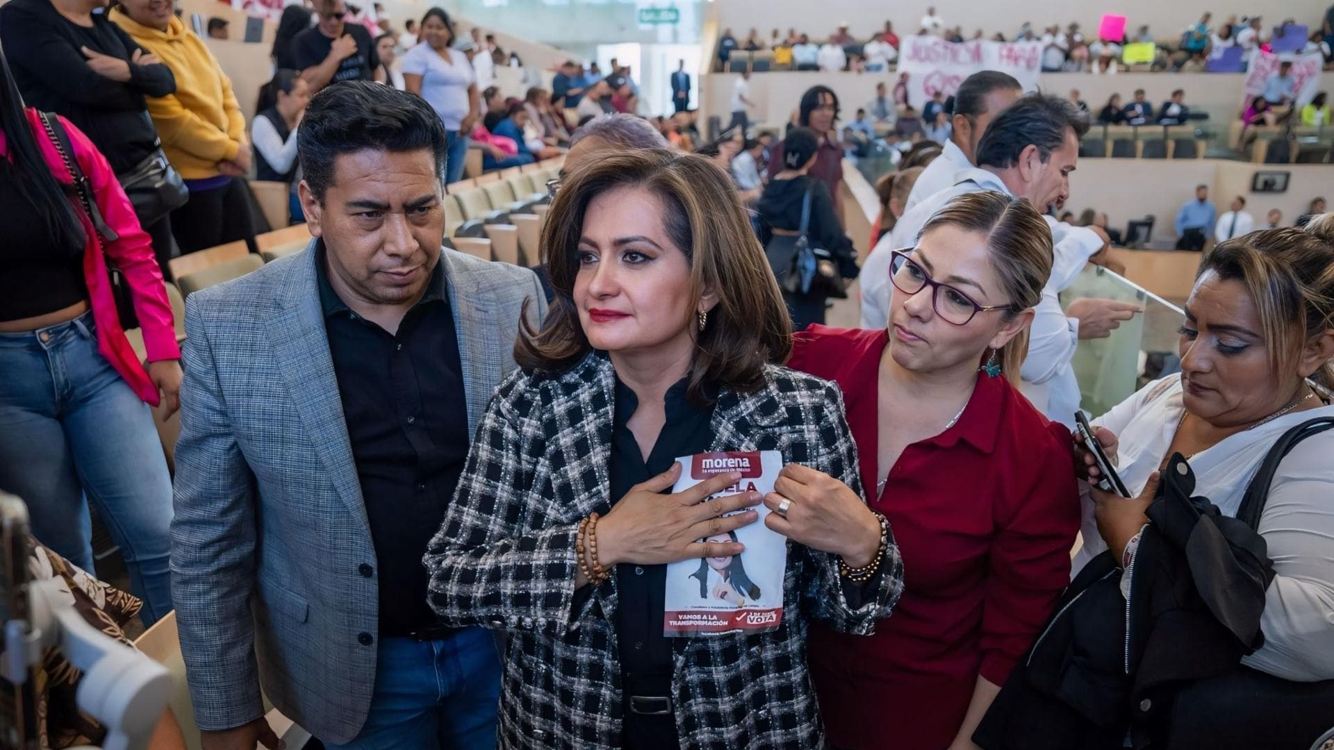 Candidata de Morena en Guanajuato Responsabiliza por su Seguridad al Gobernador Diego Sinhue