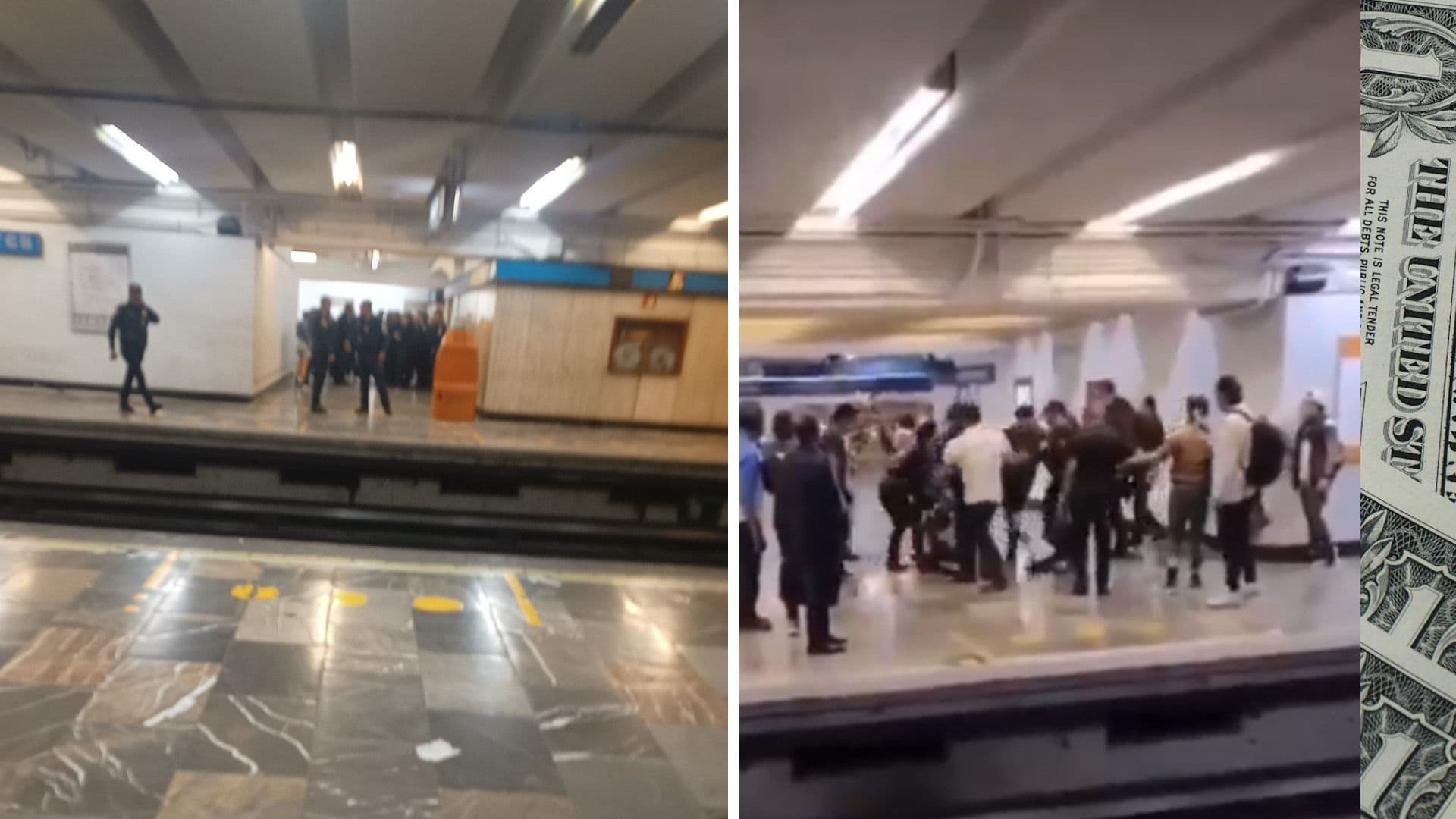 Balean a Mujer y Agresores Se Meten al Metro Bellas Artes para Escapar
