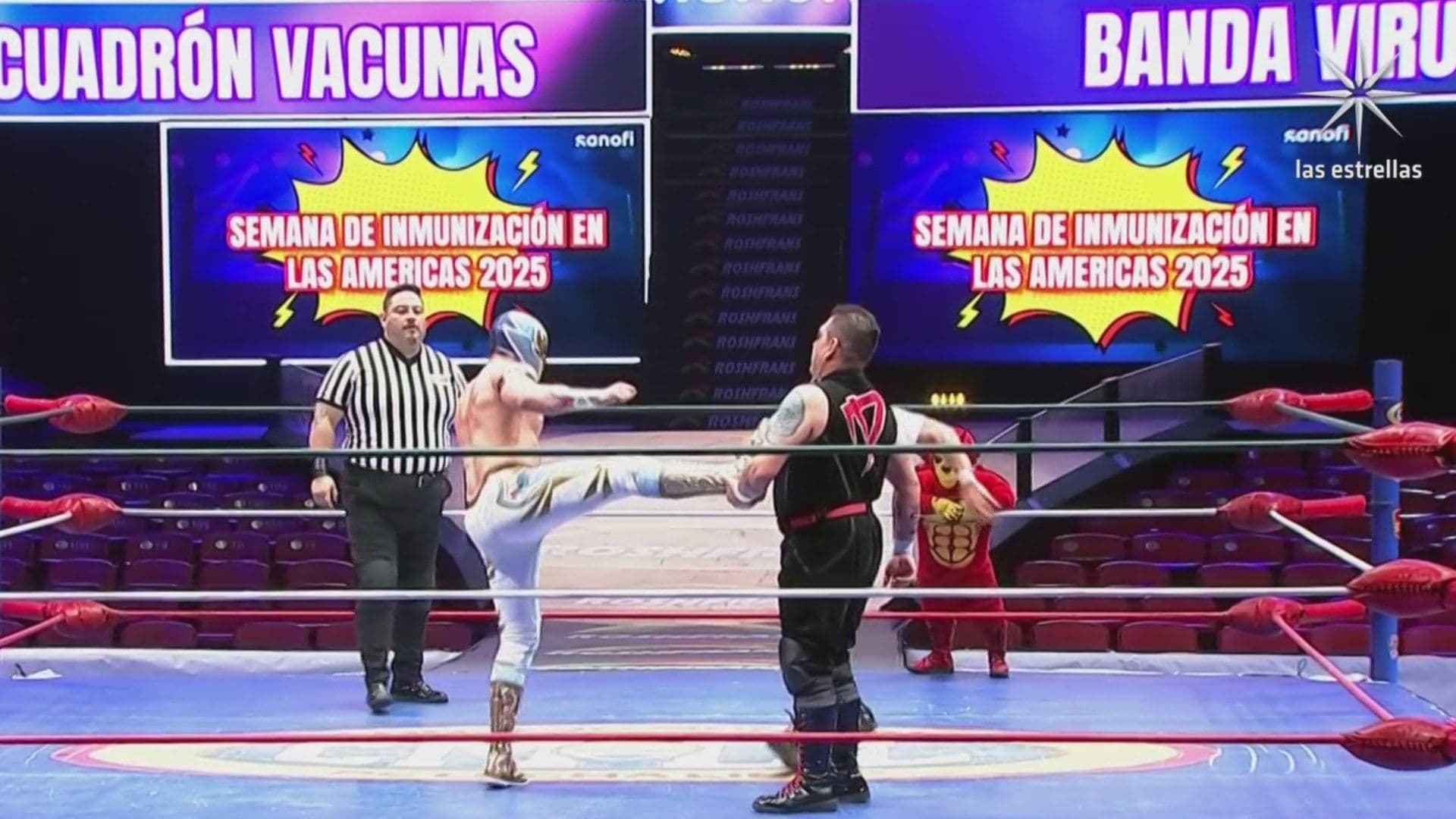 ¡A Dos de Tres Caídas! La Arena México Será un Gran Centro de Vacunación