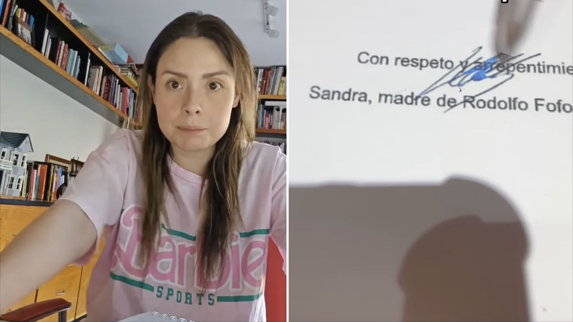 Maryfer Centeno Analiza la Firma de la Mamá del Fofo Márquez