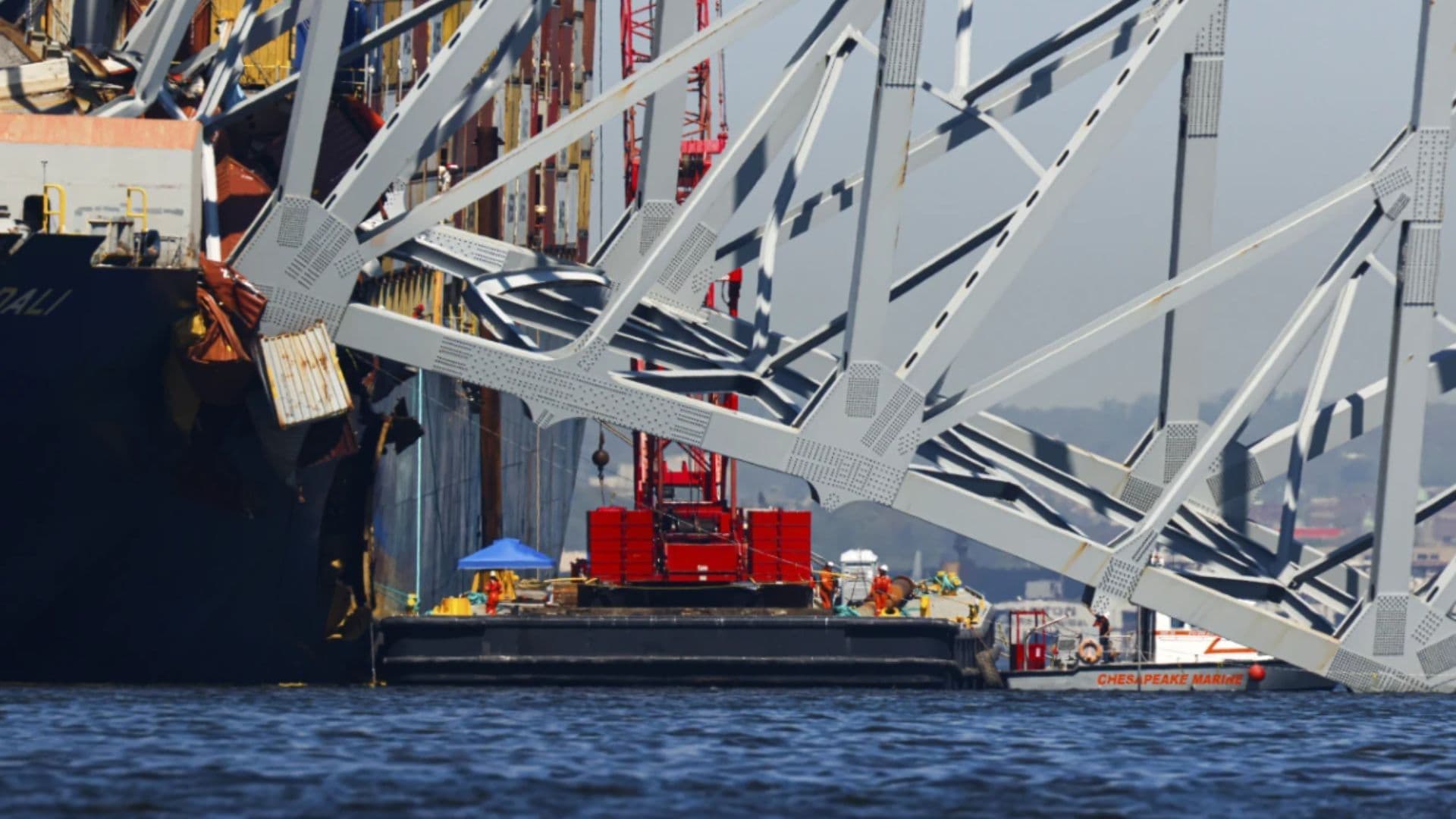 Recuperan Cuerpo de Segundo Mexicano Fallecido en Desplome de Puente en Baltimore