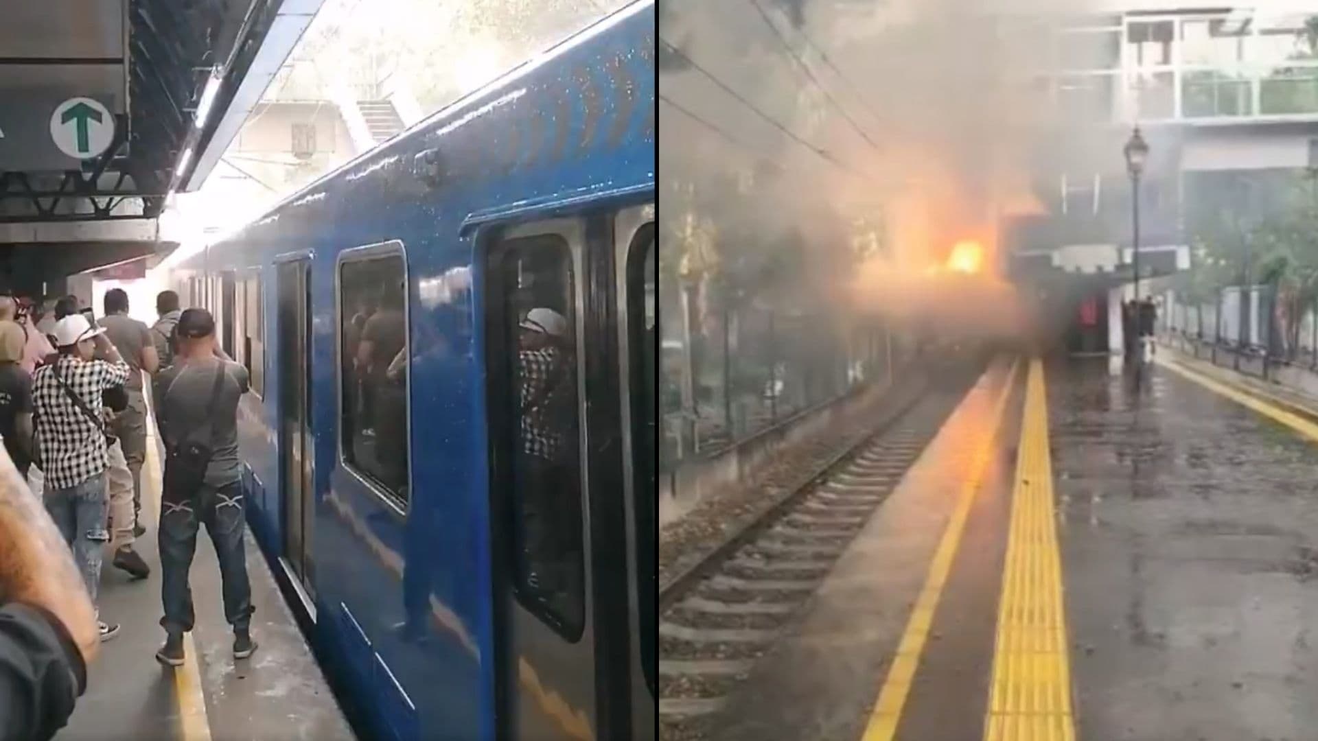 Dan Servicio Provisional de Tasqueña a Tepepan por Incendio en Línea 1 del Tren Ligero