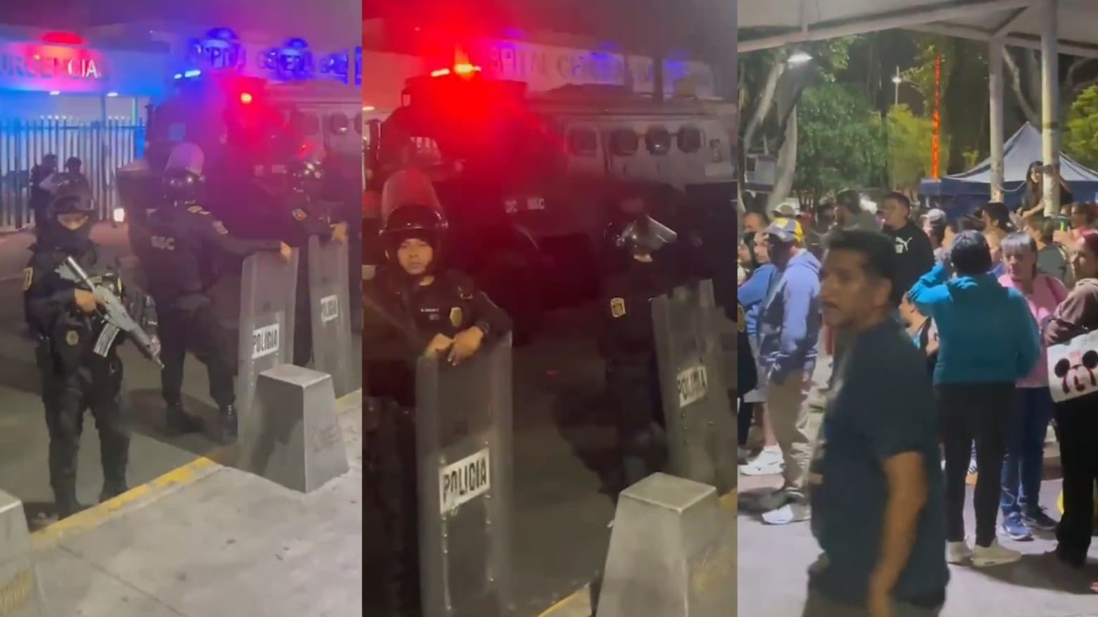 Blindan Hospital General Balbuena en CDMX; Familiares Intentaron Sacar a Hombre Herido de Bala