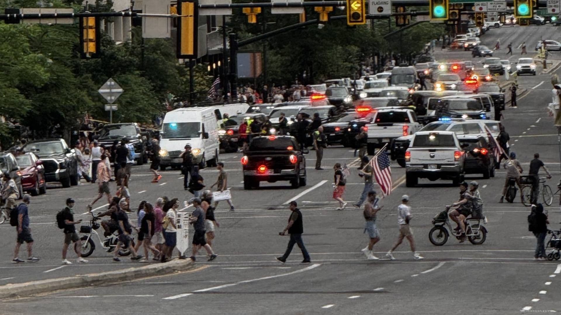 Reportan Herido de Gravedad Durante Marcha Contra Trump en Utah, Estados Unidos