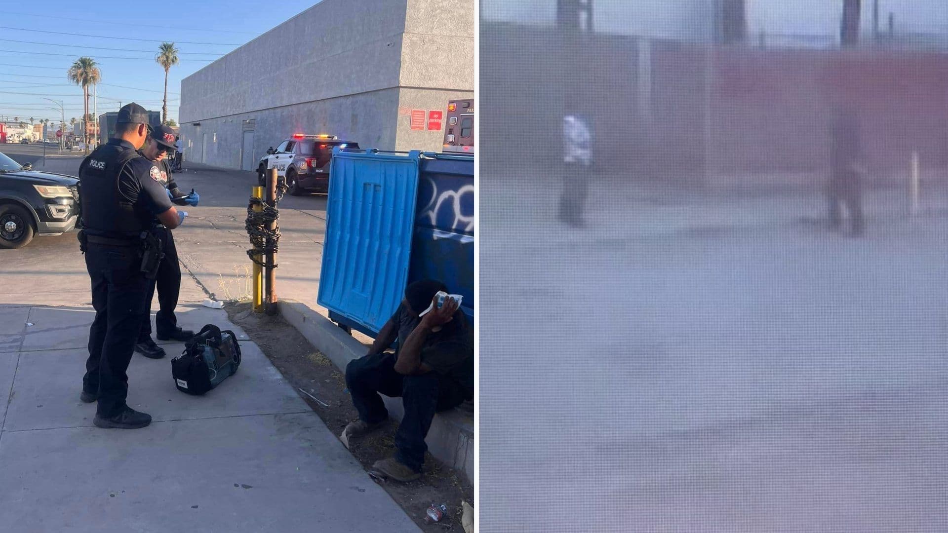Video: Mujer Agrede con Martillo a Homeless en Estacionamiento de Calexico
