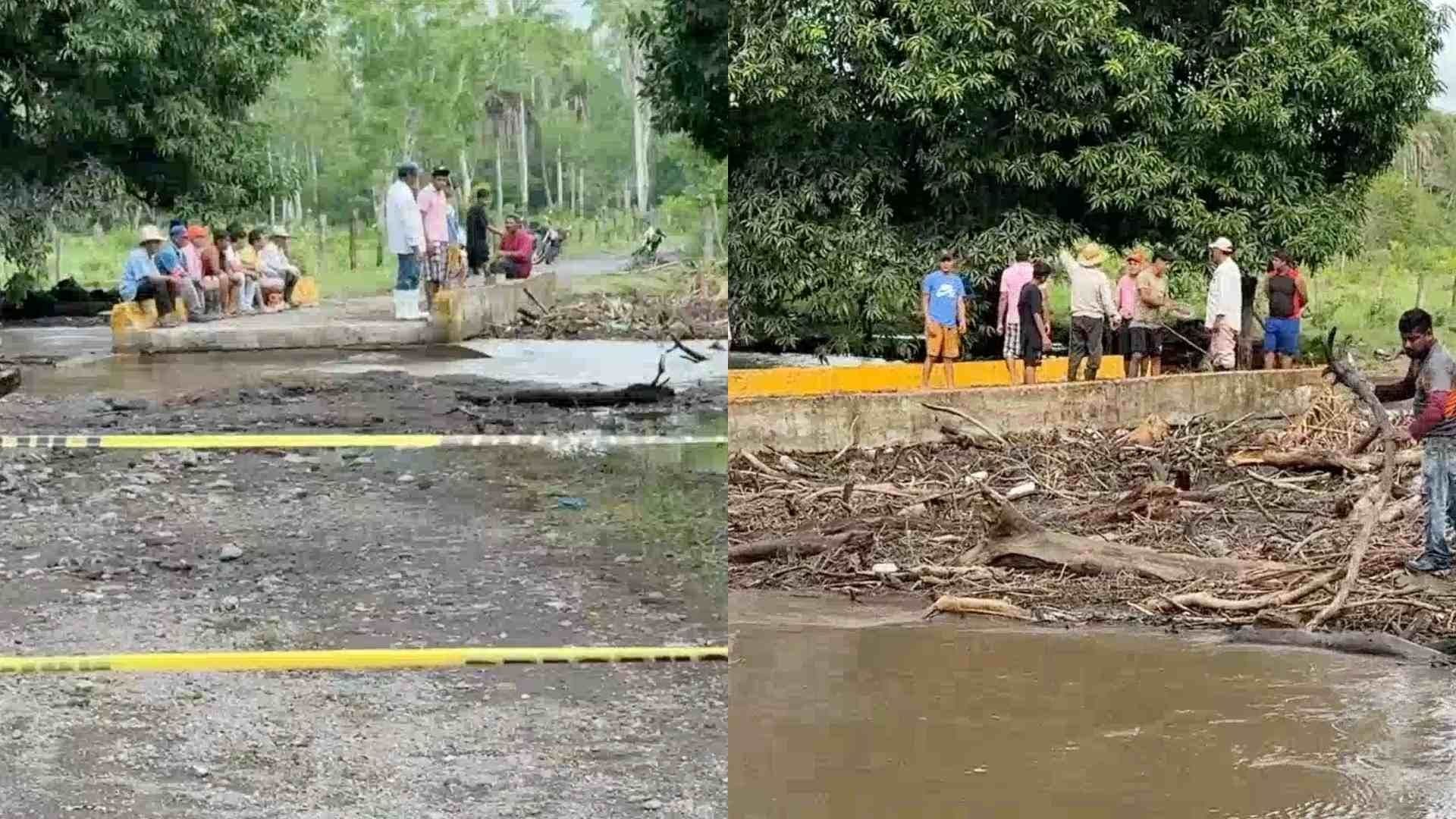 Arroyo Soyolpa se Desborda por Lluvias y Deja Incomunicadas Localidades de Jamapa, Veracruz
