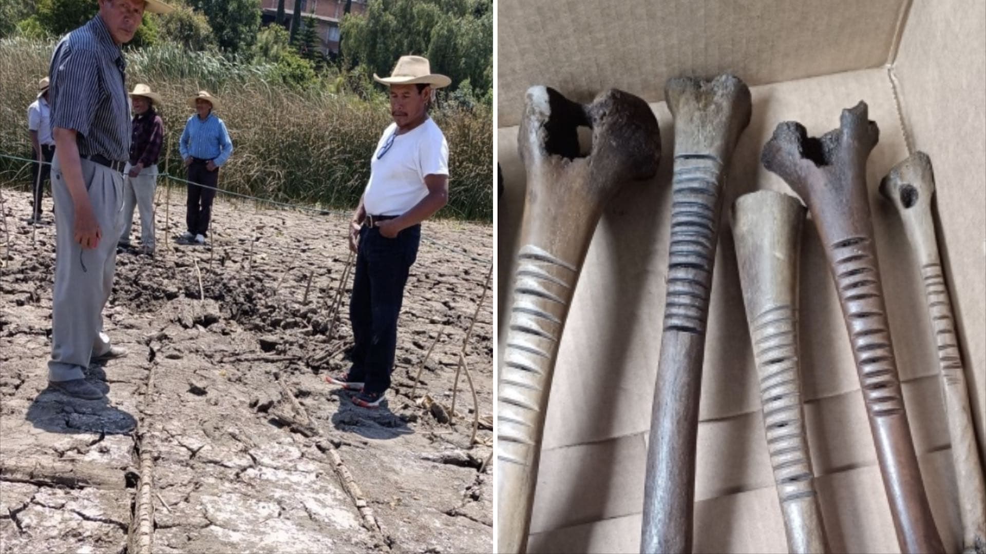Hallan Vestigios Arqueológicos en el Lago de Pátzcuaro Debido a la Sequía