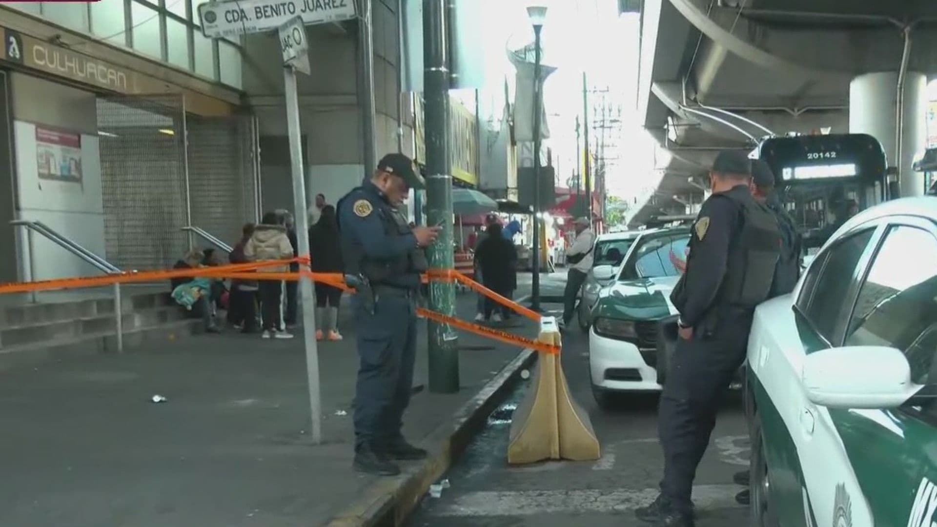 Matan a Balazos a un Hombre Afuera de Estación Culhuacán de la Línea 12 del Metro CDMX