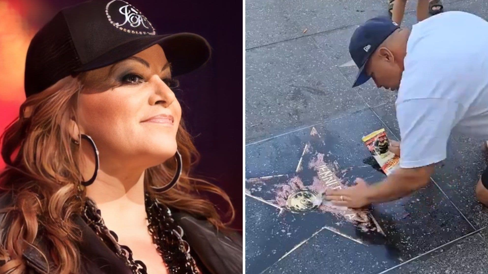 Vandalizan la Estrella de Jenni Rivera en el Paseo de la Fama de Hollywood