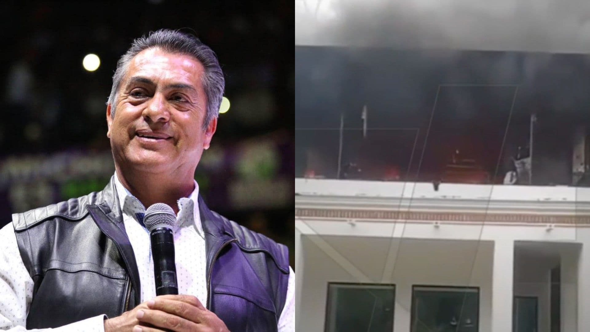 Incendian Casa de Jaime Rodríguez Calderón "El Bronco", Exgobernador de Nuevo León
