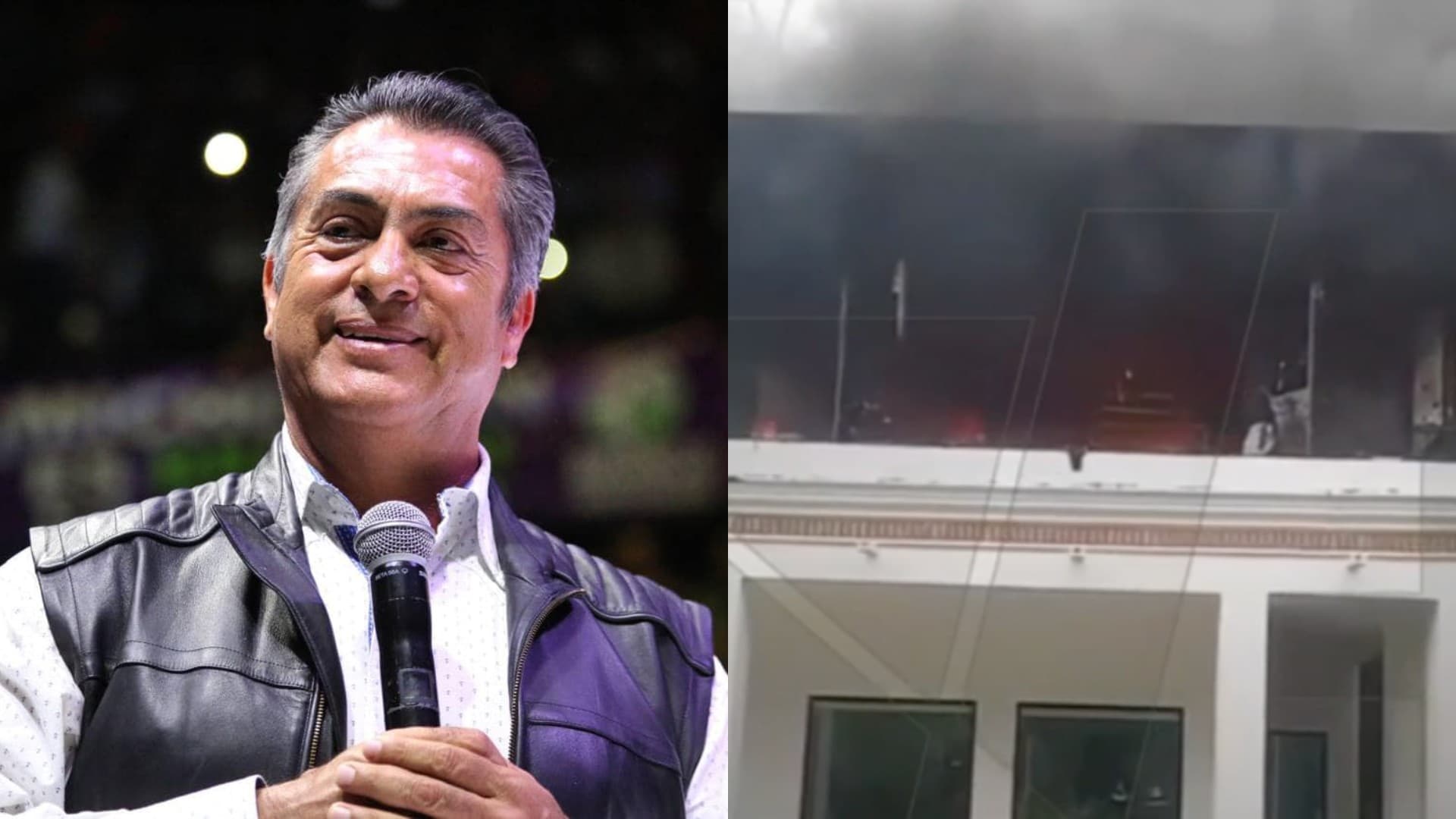 Incendian Casa de Jaime Rodríguez Calderón "El Bronco", Exgobernador de Nuevo León