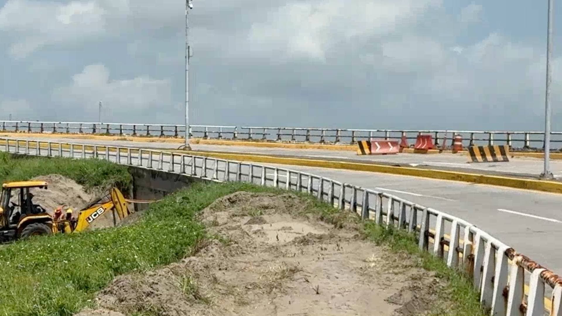 Sismo y Lluvias Causan Daños en Puente de San Juan de Ulúa en la Zona Portuaria de Veracruz