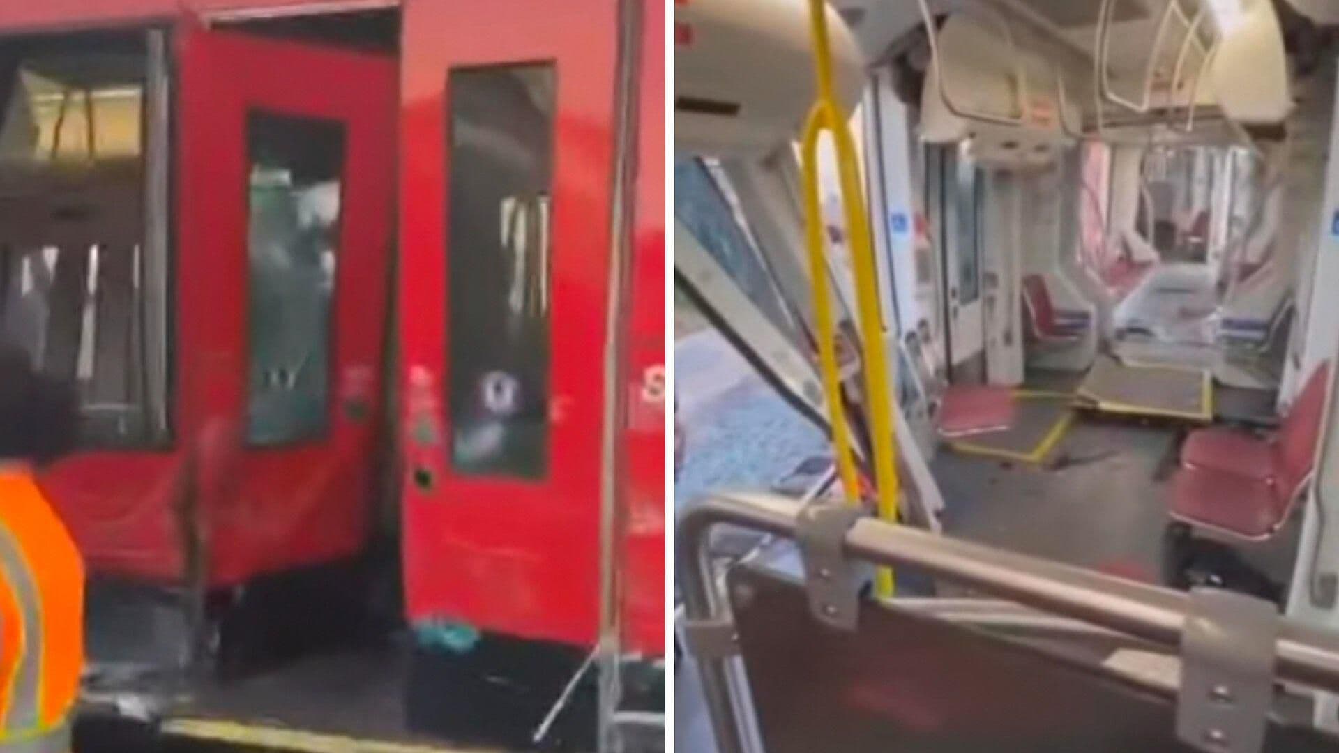 Camioneta Chocó Contra Trolley en Chula Vista; Así Fueron Los Daños