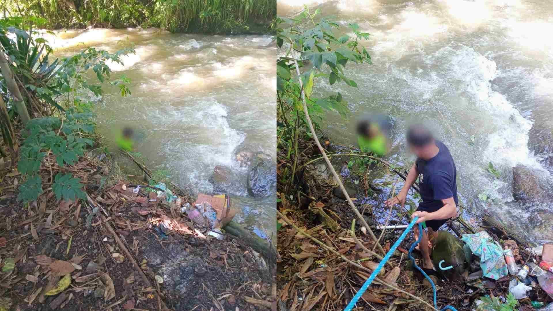Rescatan a Hombre que Cayó al Río en Coscomatepec, Veracruz; Se Dirigía a su Trabajo