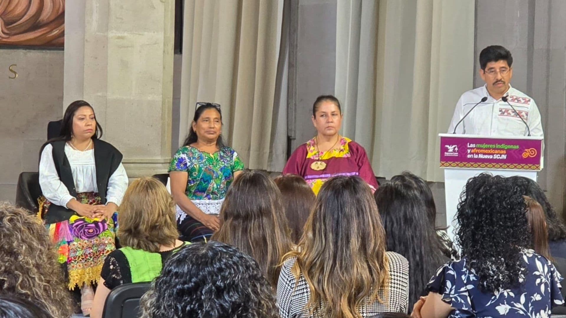 Así Fue el Primer Evento de la SCJN con Hugo Aguilar al Frente; Destacan a Mujeres Indígenas