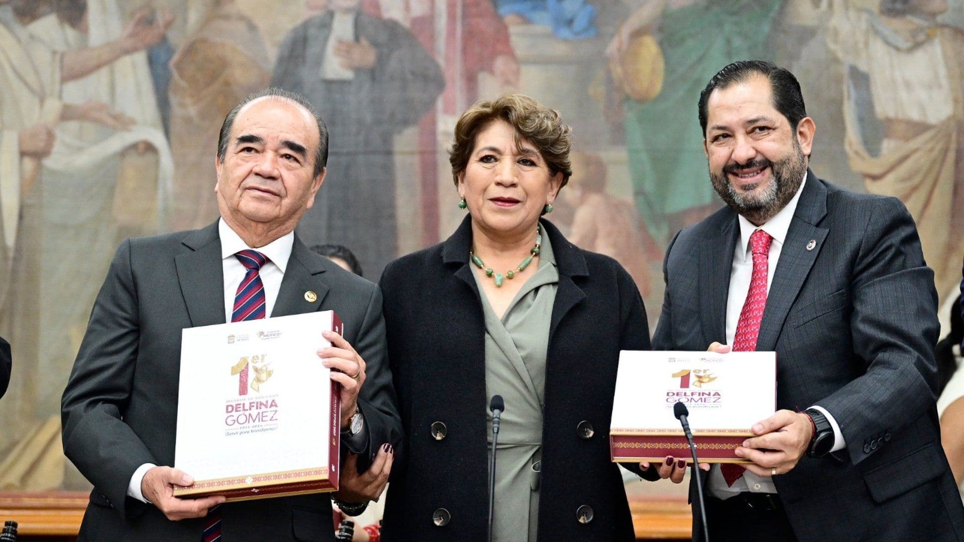 Delfina Gómez Rinde su Primer Informe como Gobernadora del Estado de México