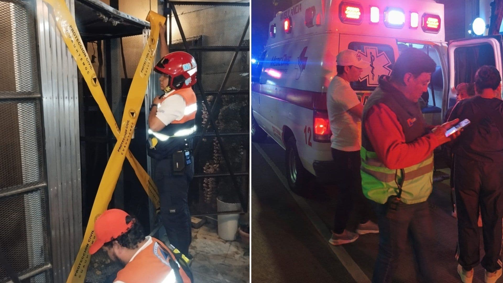 Elevador Cae En La Condesa y Deja 7 heridos; Los Llevan A Hospitales
