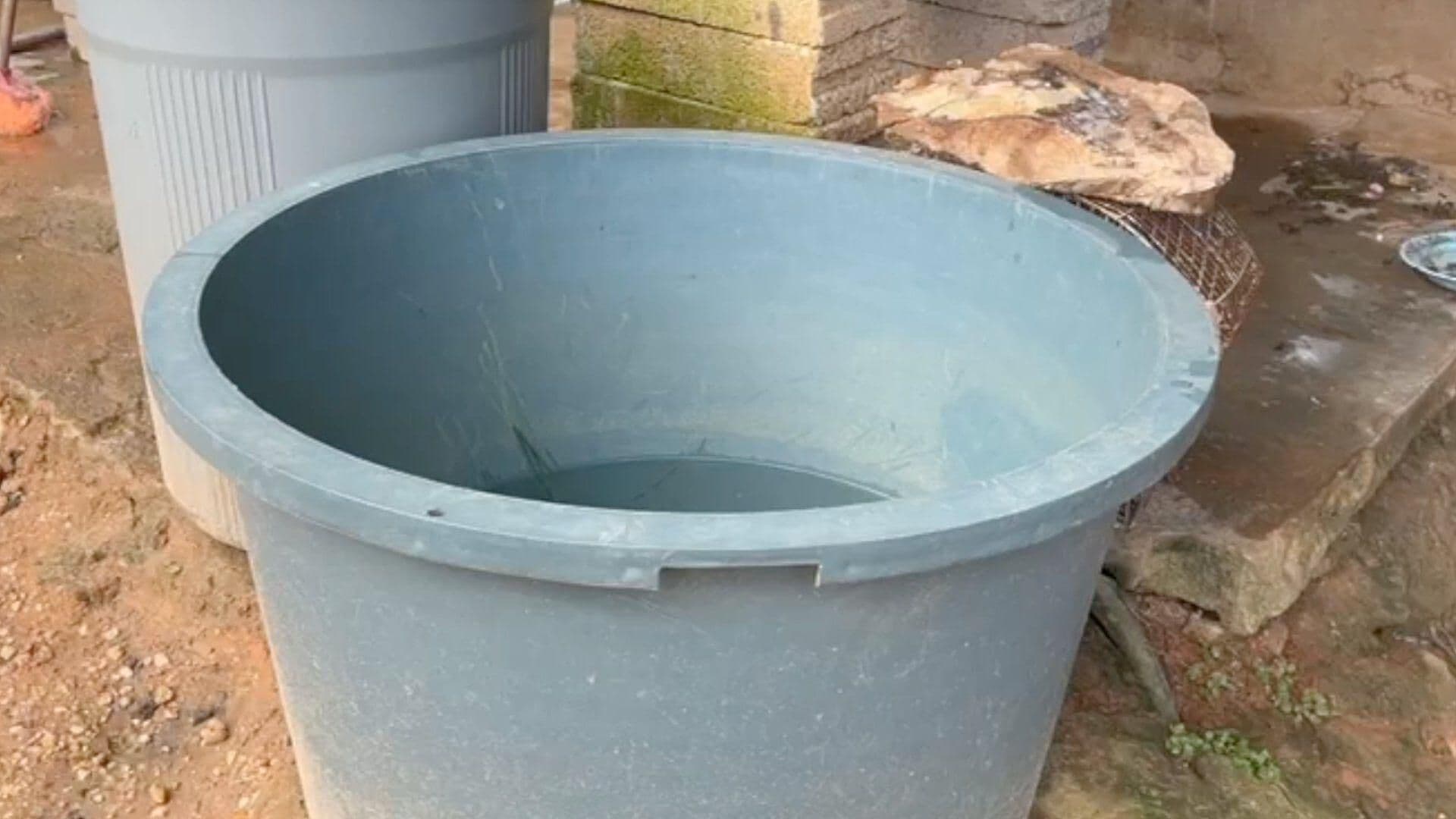 Habitantes de Oteapan Sufren por Falta de Agua en sus Viviendas