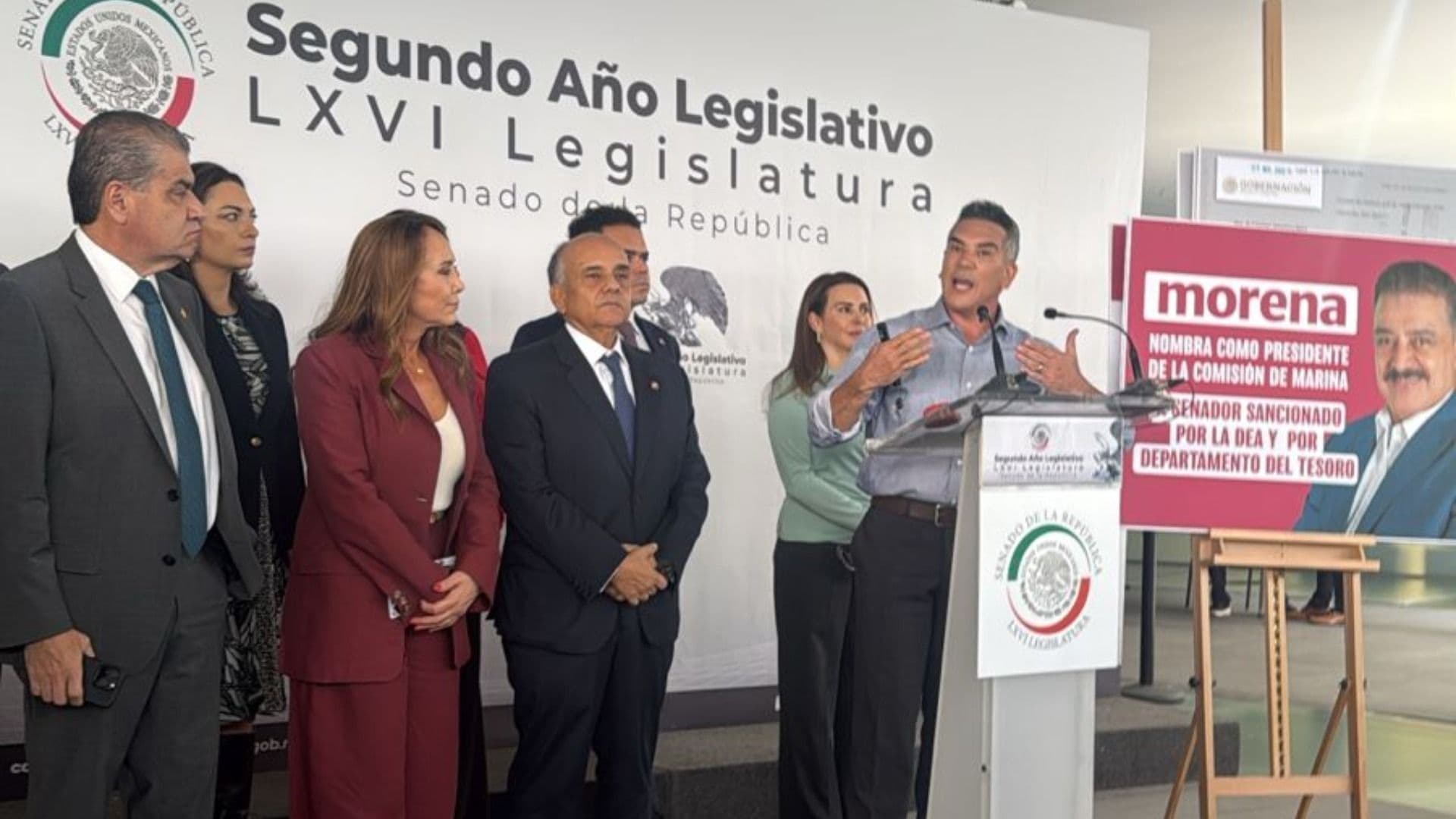Alejandro Moreno Informa que Denunció a Adán Augusto López ante Autoridades en EUA
