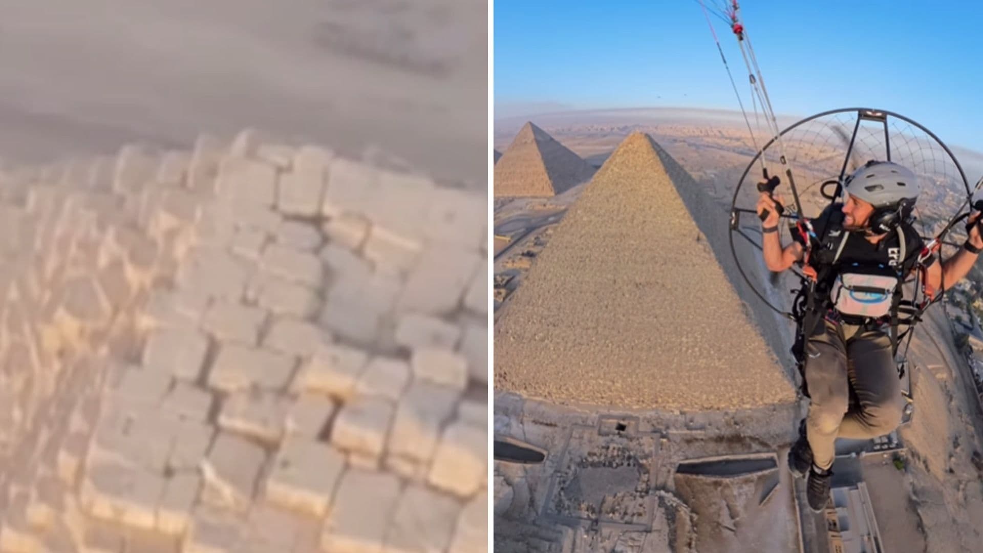 Video | Perrito se Viraliza al Conquistar la Cima de la Pirámide de Giza