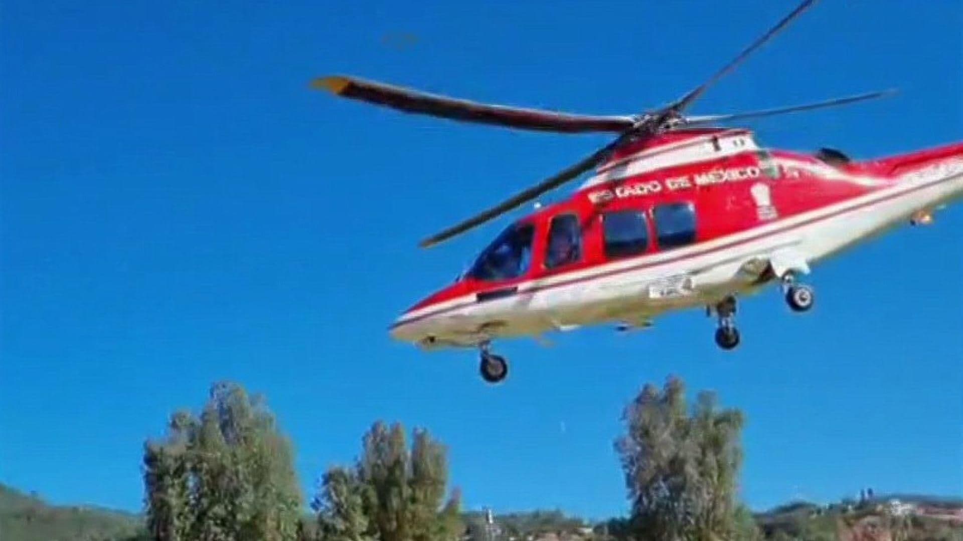 VIDEO: Trasladan en Helicóptero a Alcaldesa de Amanalco, Detenida en Operativo Enjambre