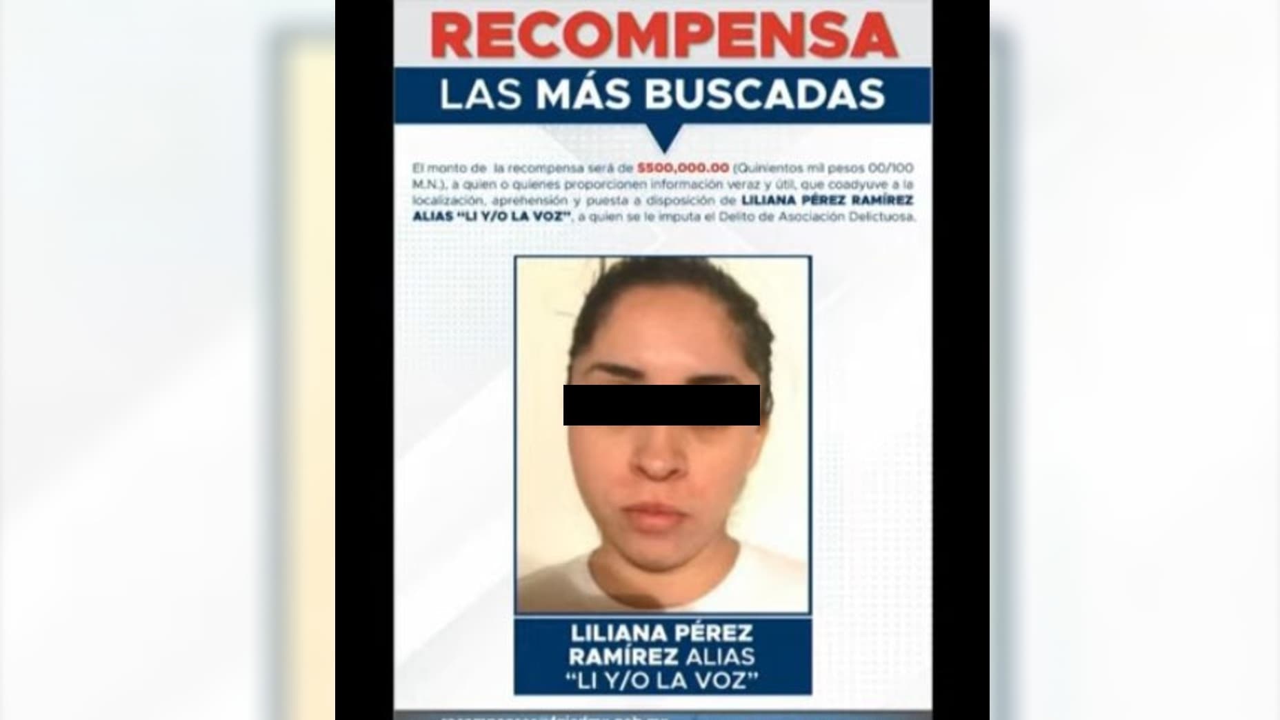 Detienen a Liliana “N”, "La Voz", Hija de “El Ojos”, Exlíder del Cártel de Tláhuac