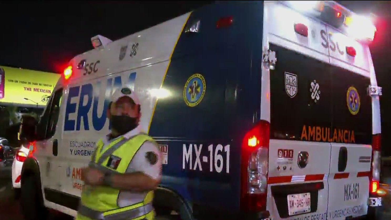 Choque Deja un Hombre Lesionado en la Colonia Anzures, CDMX