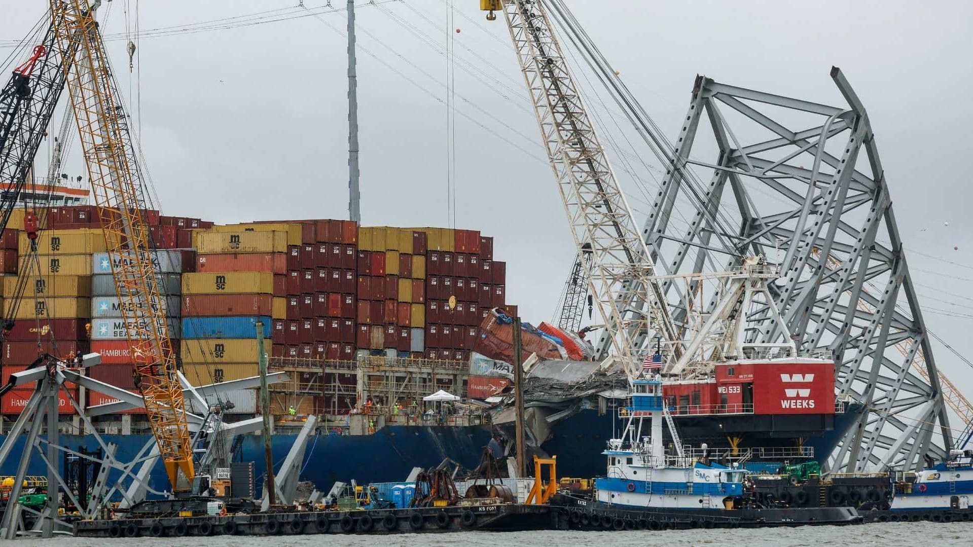 Dueños de Barco que Chocó con Puente de Baltimore Pagarán 102 Millones de Dólares por Daños