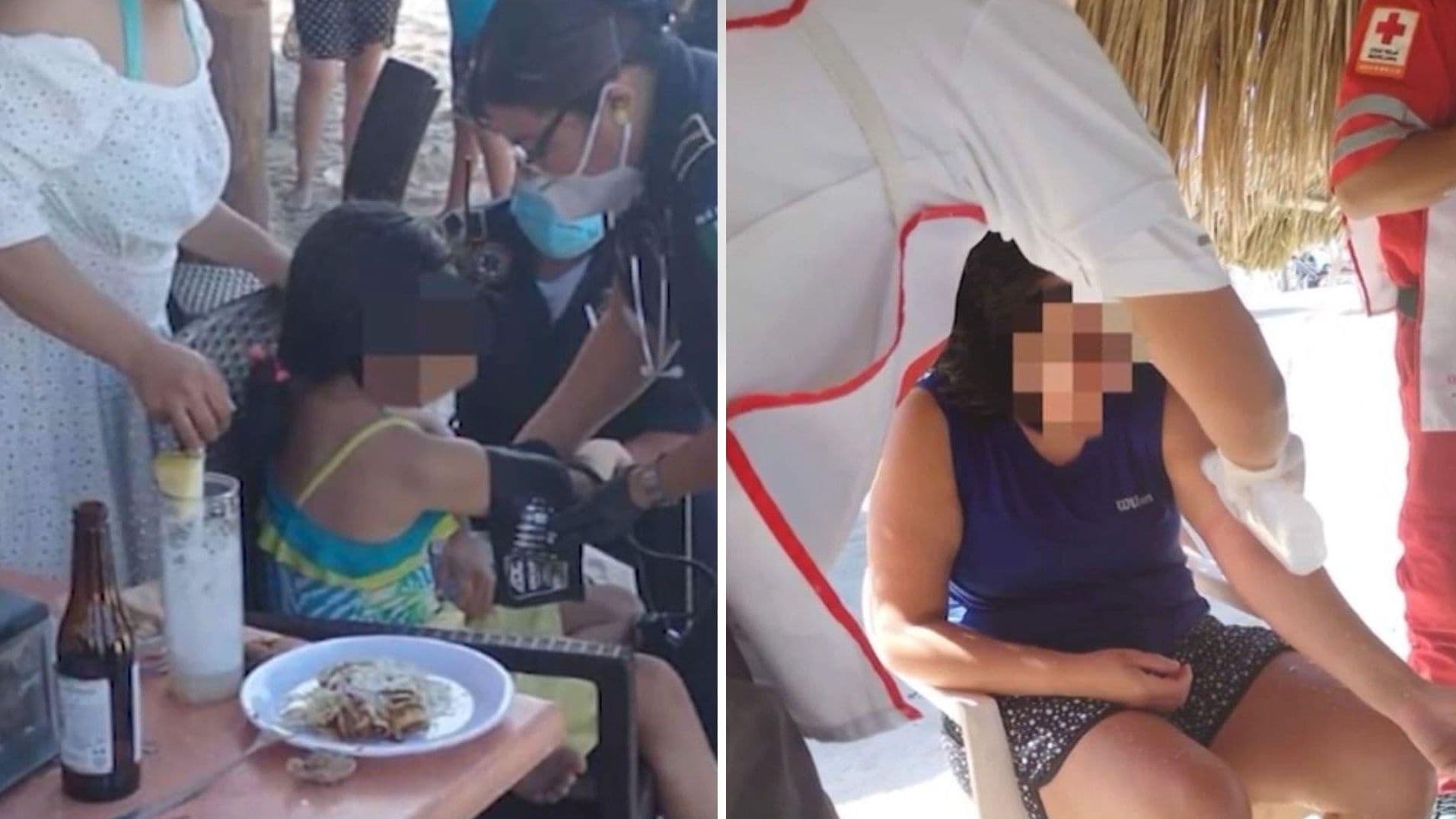 Familia Sufre Ataque con Picadura de Medusas en Puerto Progreso
