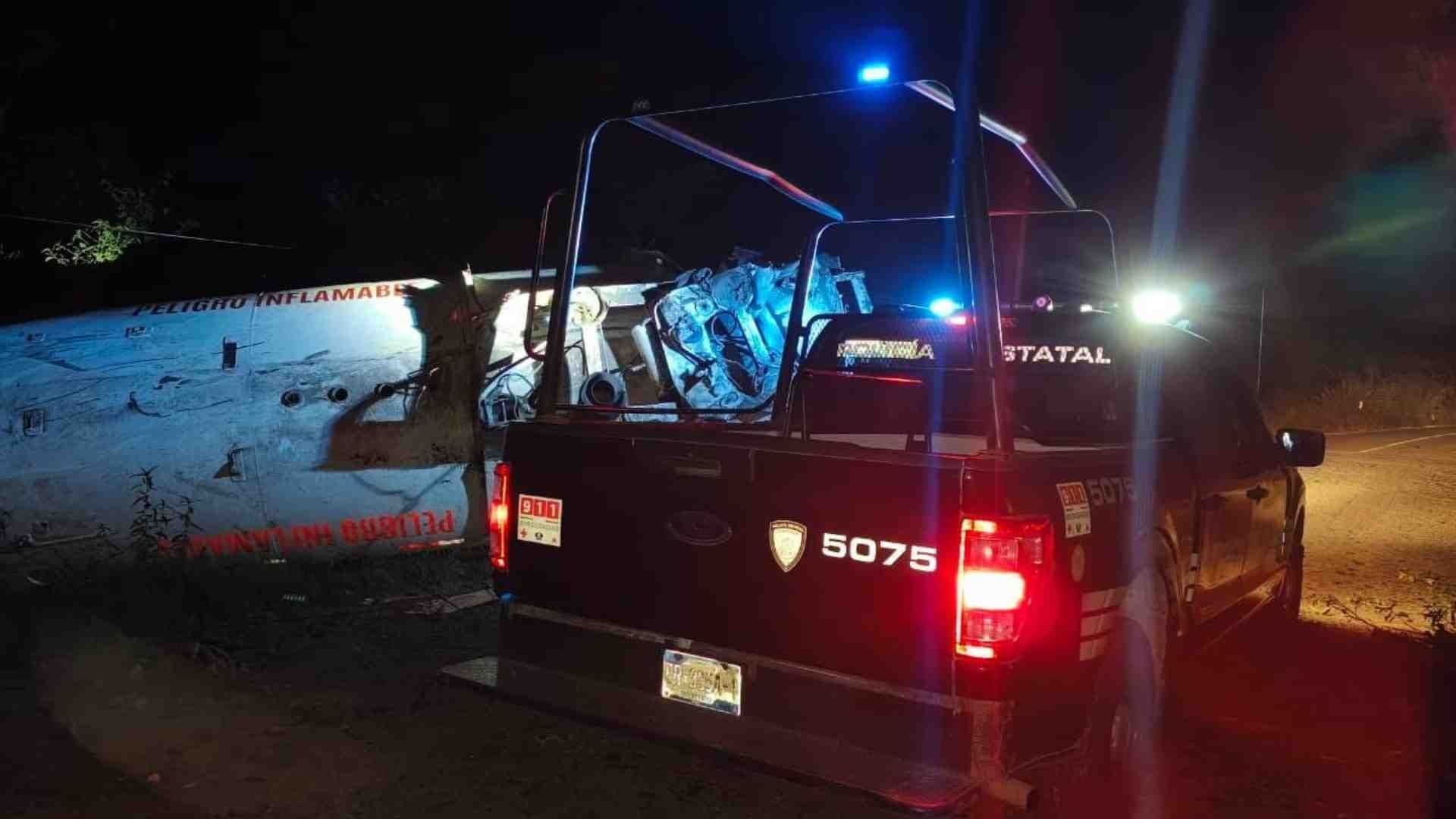 Se Fractura Pipa de Gas y Provoca Explosión en Carretera de la Sierra Gorda Queretana