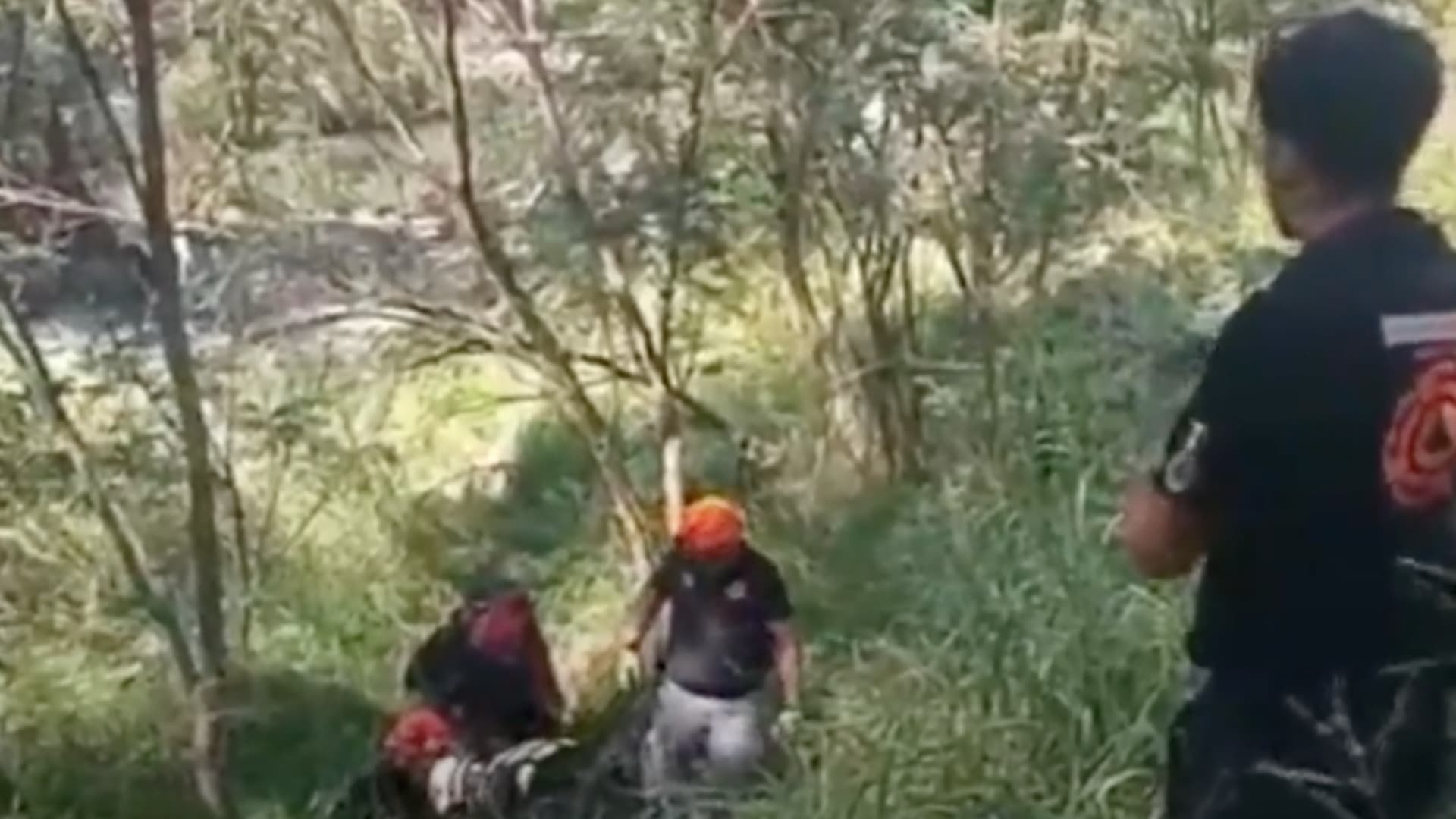 Rescatan a Hombre que Cayó en un Barranco en el Río La Silla en Guadalupe, Nuevo León