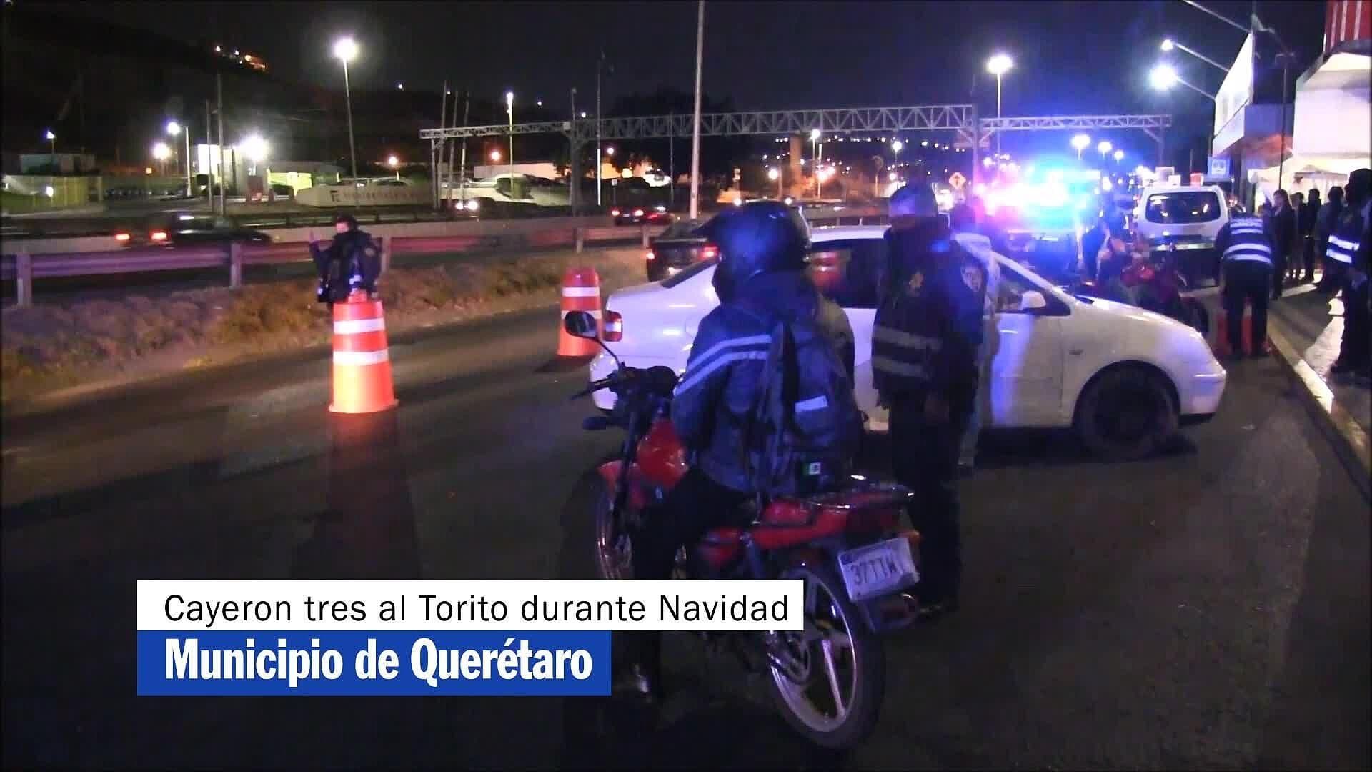 Cayeron Tres Personas al Torito Durante Navidad en el Estado de Querétaro