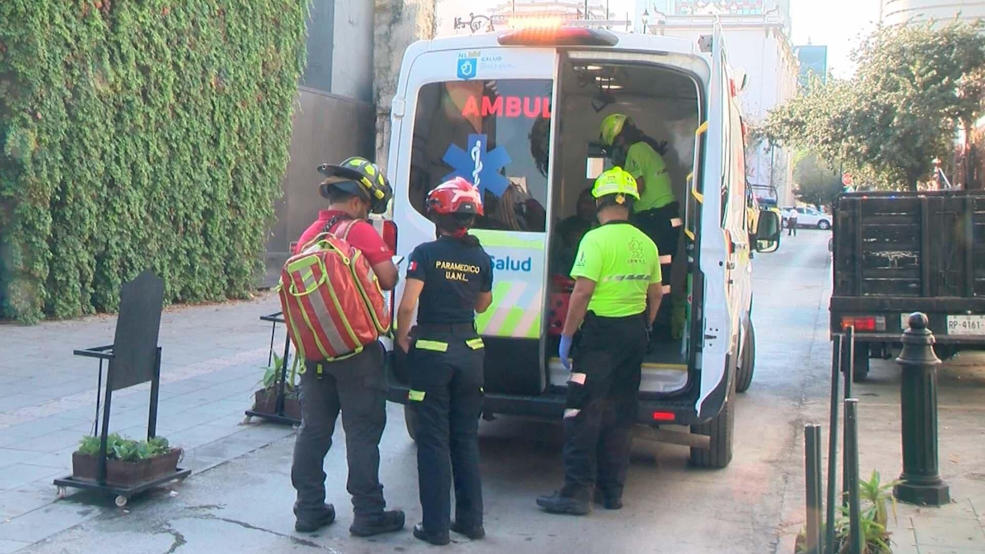 Atienden en Barrio Antiguo a Hombre Herido