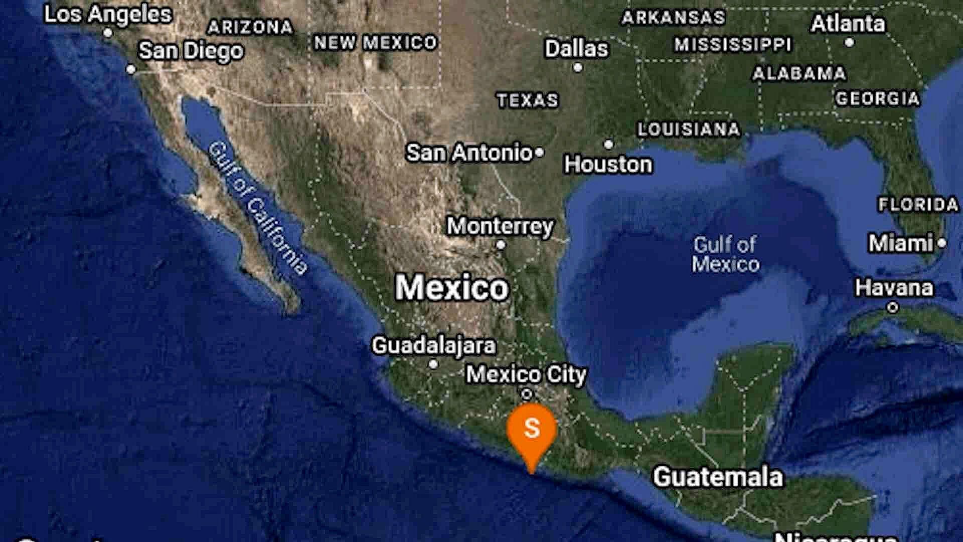 Sismo de Magnitud 4.2 sacude al suroeste de Ometepec, Guerrero