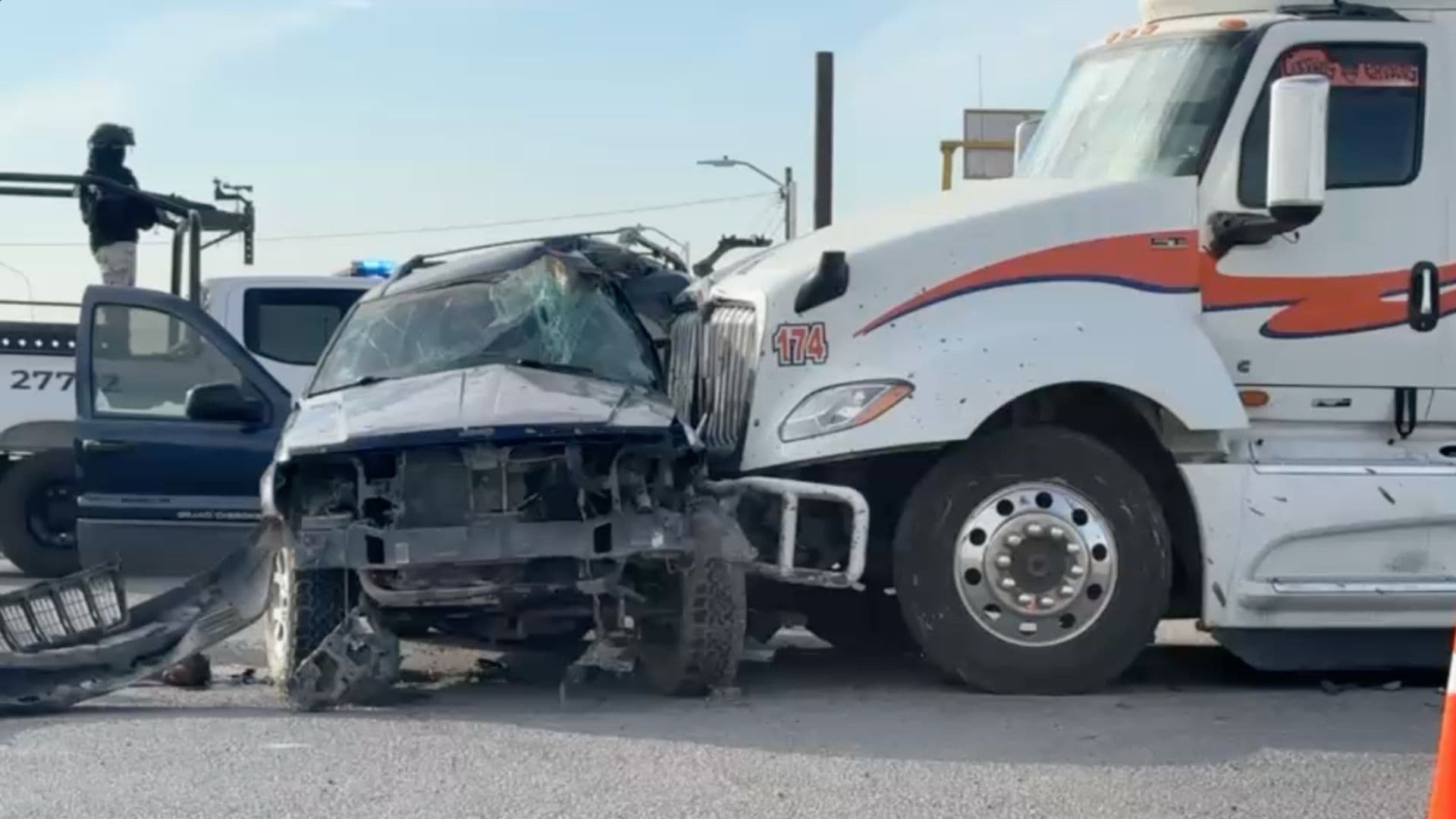 Accidente en la Carretera Panamericana de Ciudad Juárez Deja Un Muerto y Dos Lesionados
