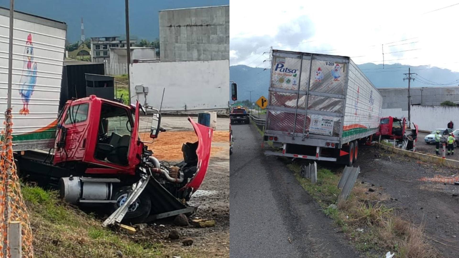 Aparatoso Accidente de Tráiler Causa Afectación Vial en la Autopista 150D en Huiloapan, Veracruz