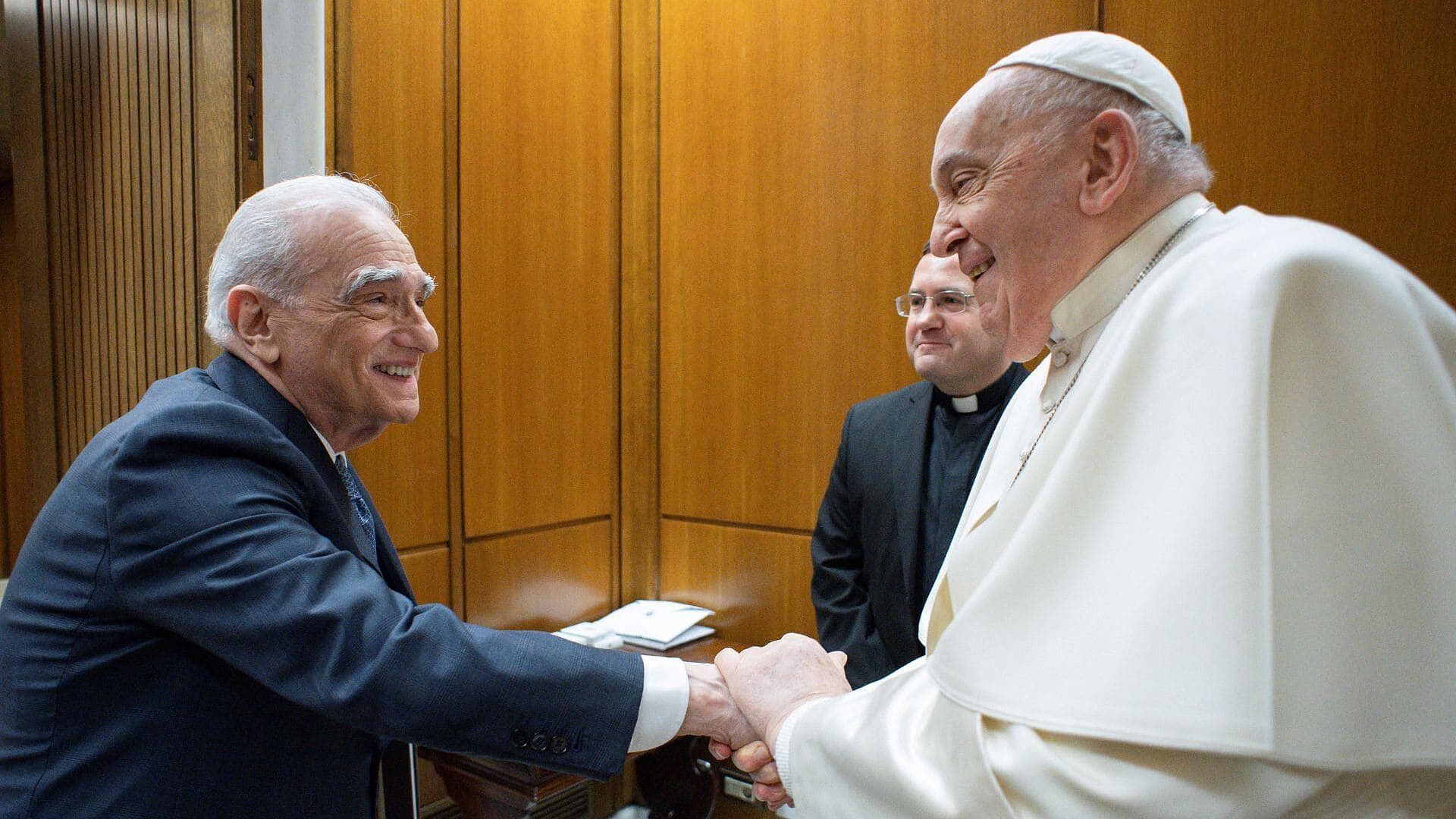 El Papa Francisco se Reúne con Martin Scorsese
