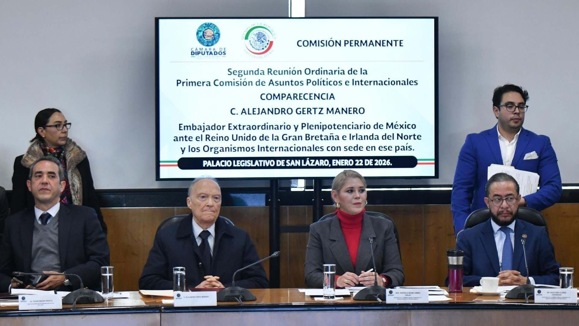 Avanza Ratificación de Gertz Manero como Embajador de México en Reino Unido