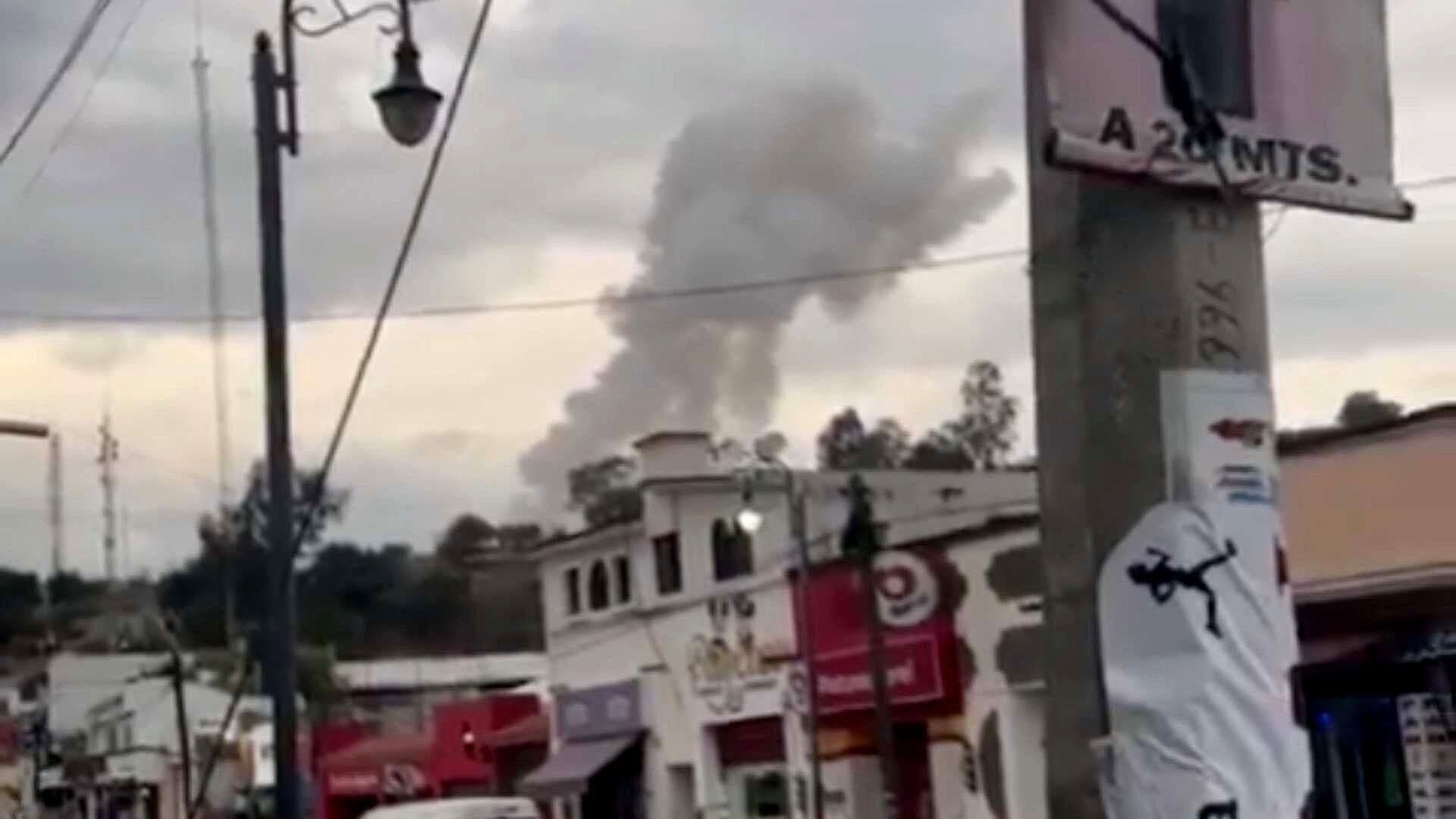 Video: Captan Explosión de Polvorín en Nativitas, Tlaxcala