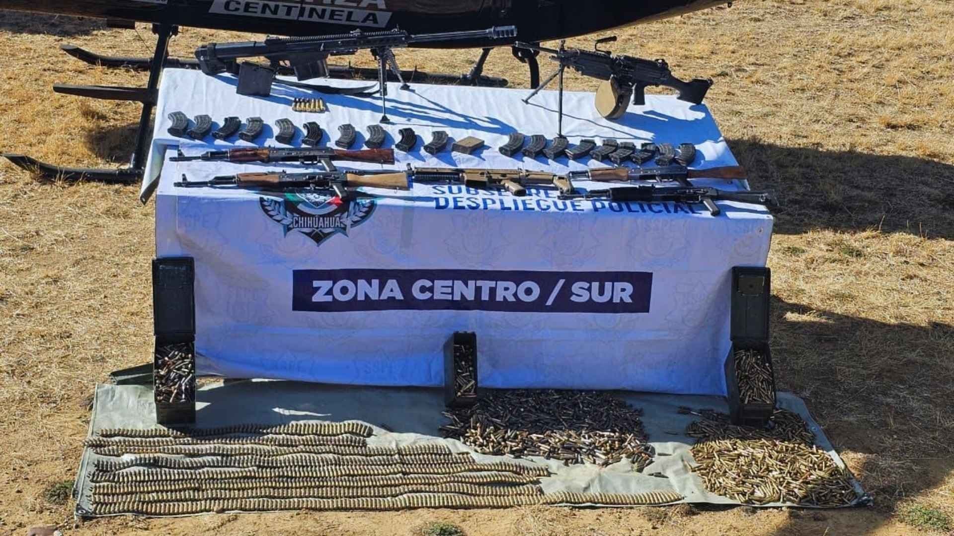 SSPE Repele Ataque Armado Contra el Ejército Mexicano en Guachochi; Aseguran Arsenal