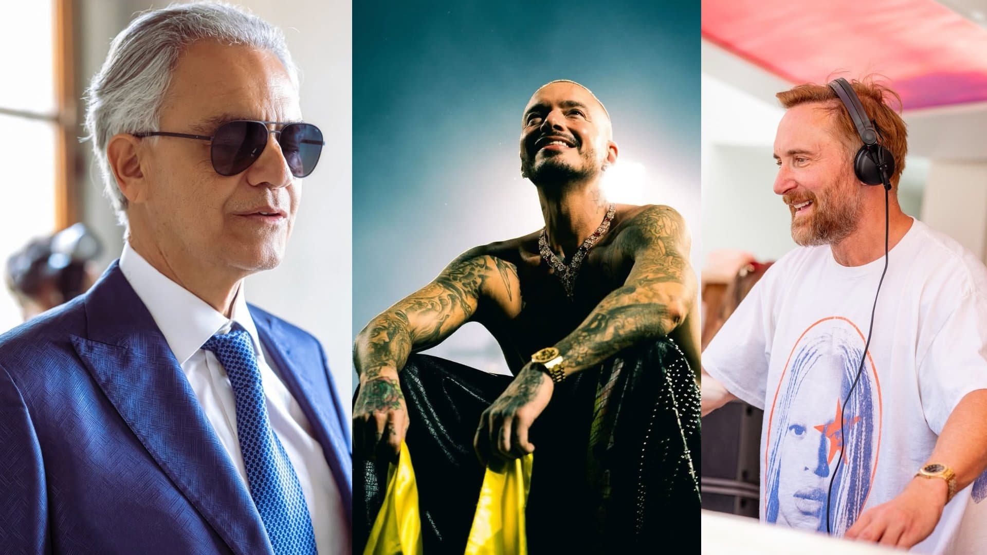 Estos son los Artistas Invitados a la FNSM 2026: David Guetta, Andrea Bocelli, J Balvin y Más