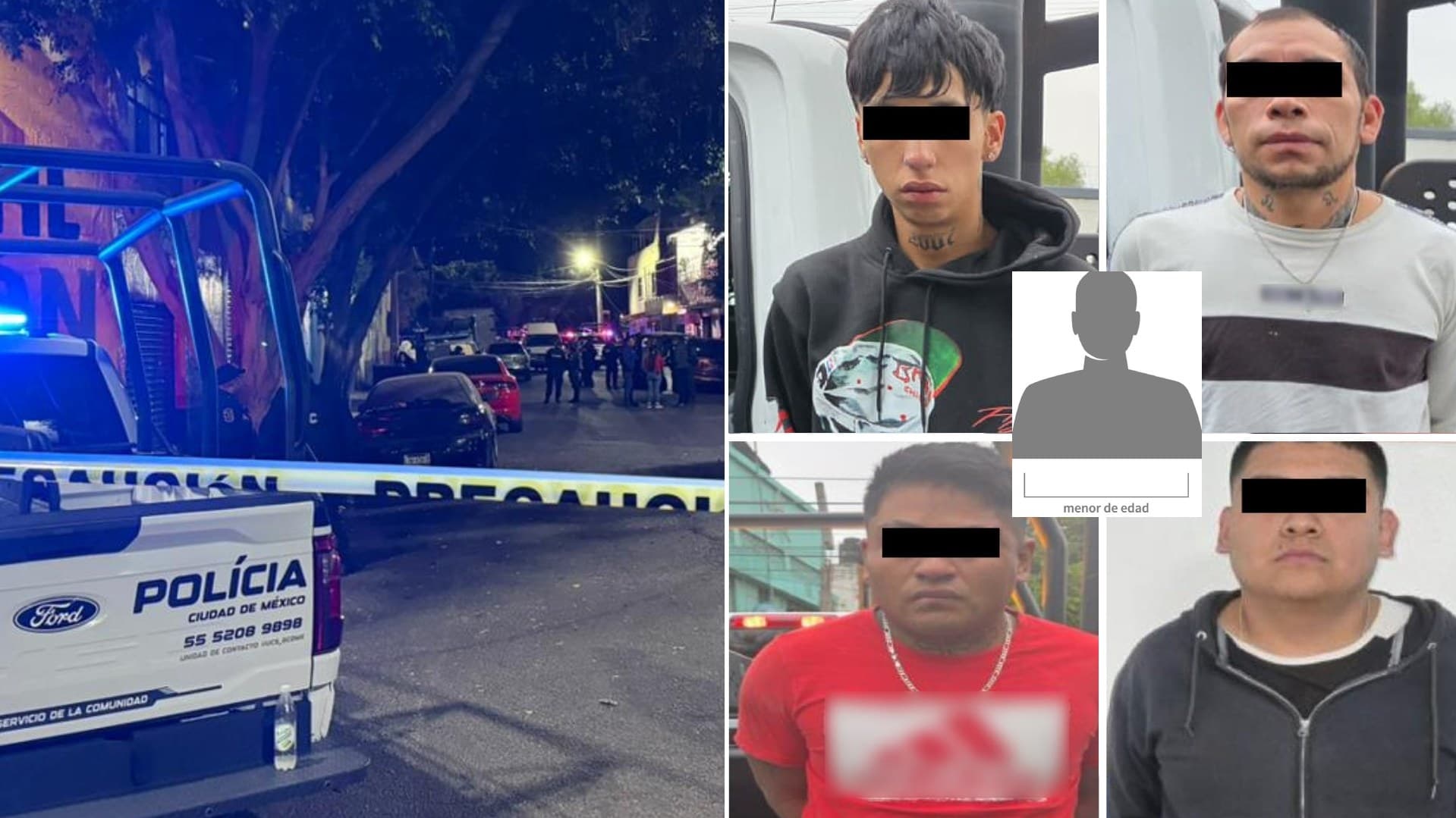 Balacera en Cuautepec: Detienen a 5 por Ataque que Dejó 3 Muertos cerca de Reclusorio Norte, GAM