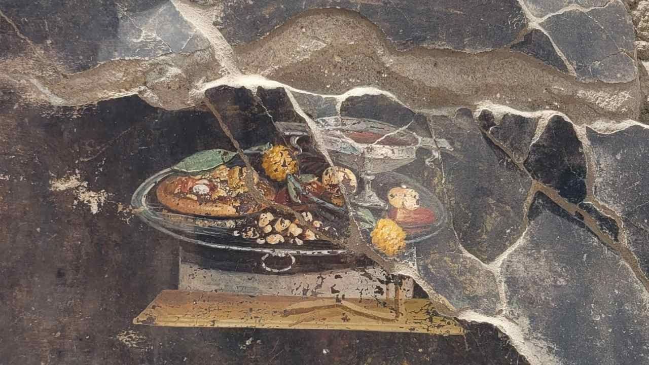 Pompeya: Descubren Posible Antepasado de la Pizza en Fresco