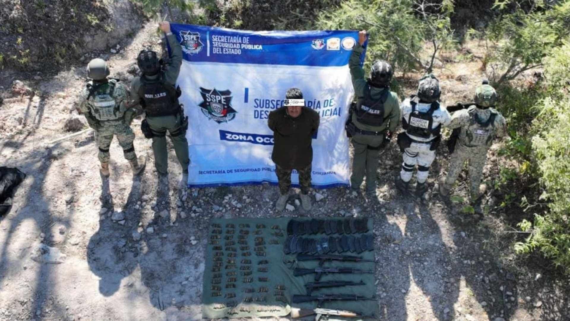 Detienen en Moris, Chihuahua, a Hombre con Arsenal Tras Enfrentamiento Armado