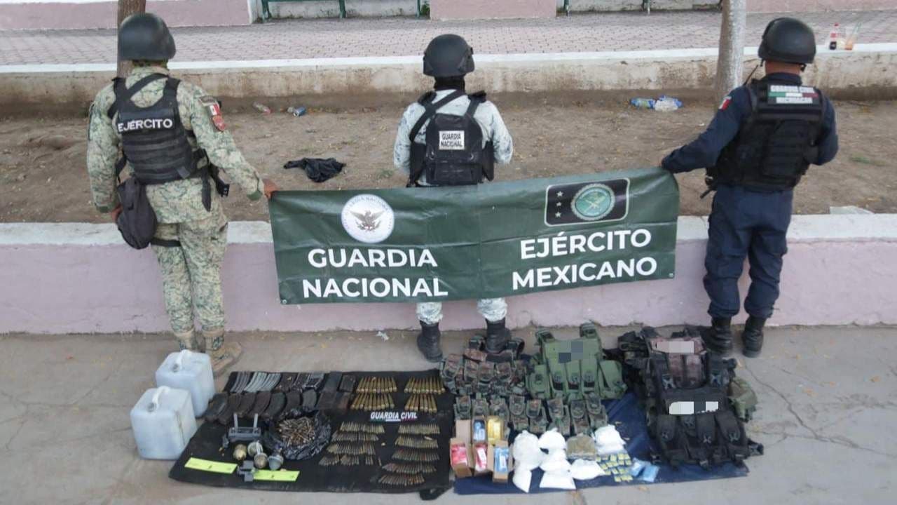 Aseguran Explosivos para Drones y Cientos de Cartuchos Útiles en La Ruana, Michoacán