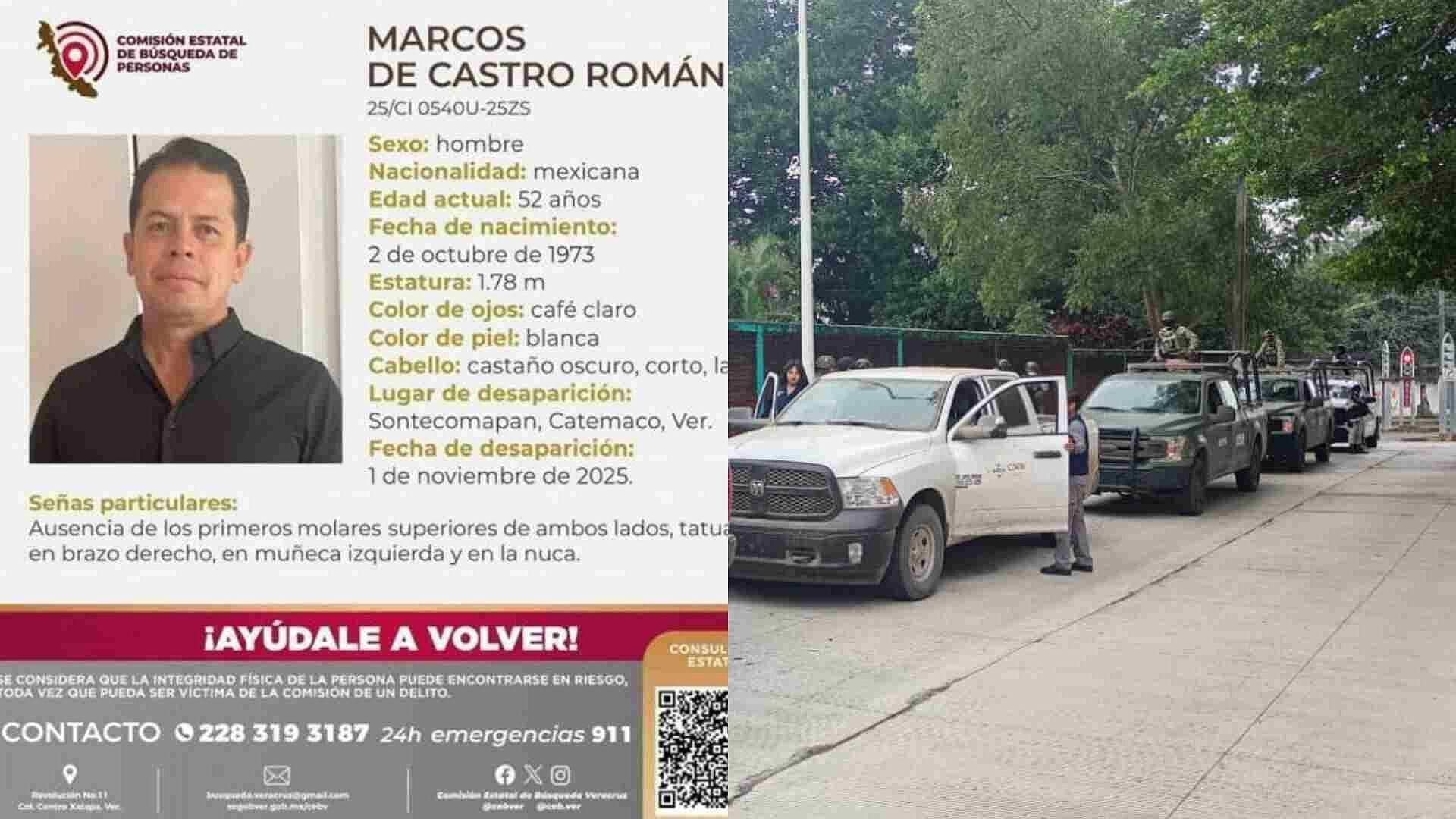 Continúa la Búsqueda de Marcos de Castro Román, Médico Desaparecido en Catemaco, Veracruz
