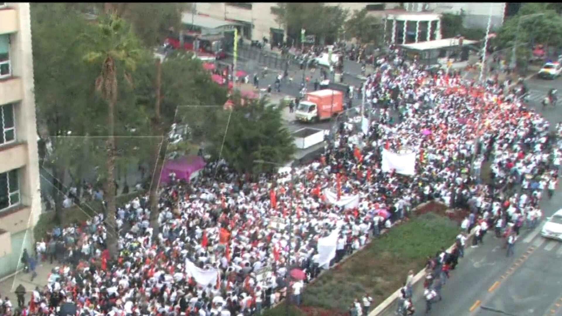 Bloqueo en CDMX: Así se ve Desde el Aire Avenida Chapultepec; Estas Vialidades son las Afectadas
